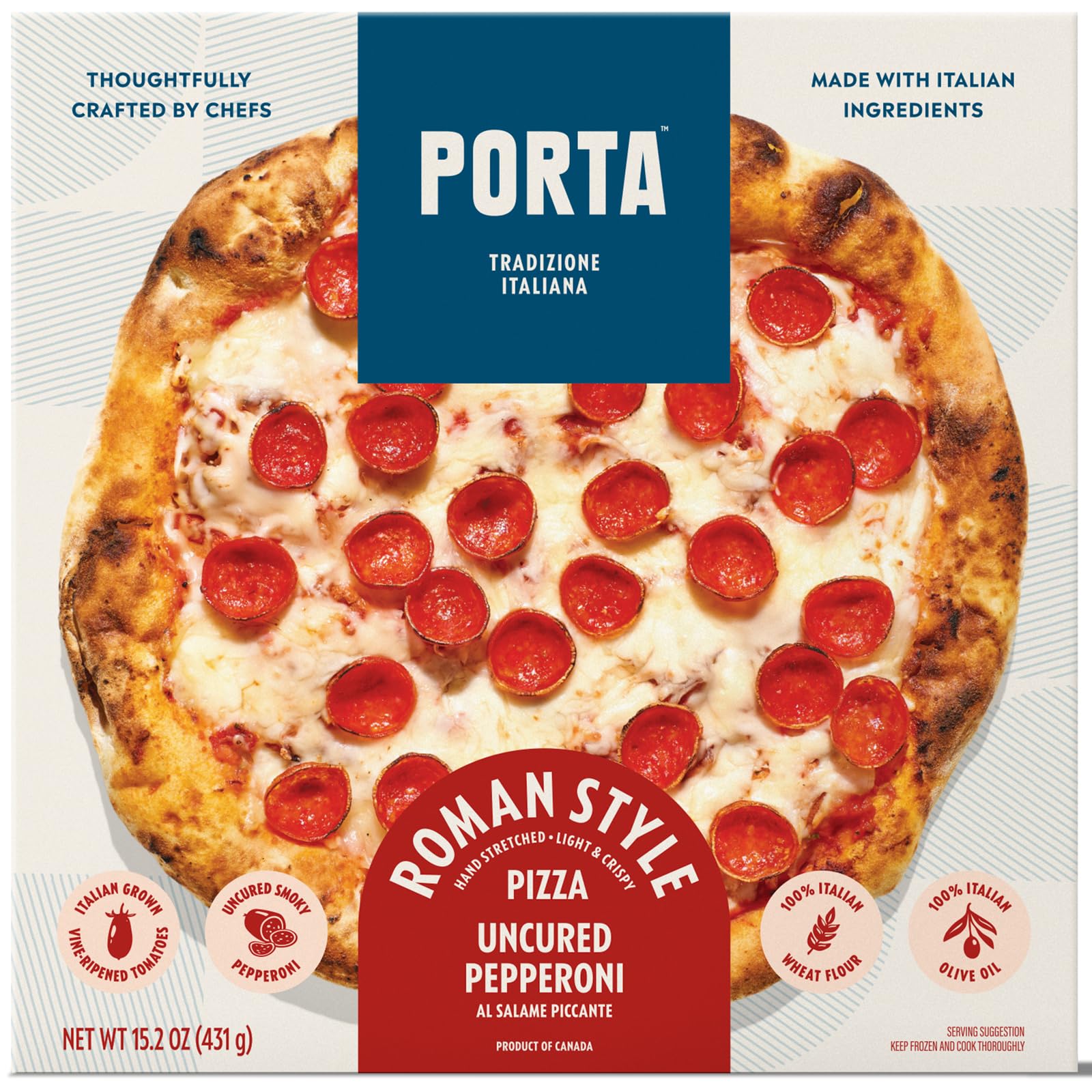 Porta Pizza Pepperoni, 15.2 Ounce