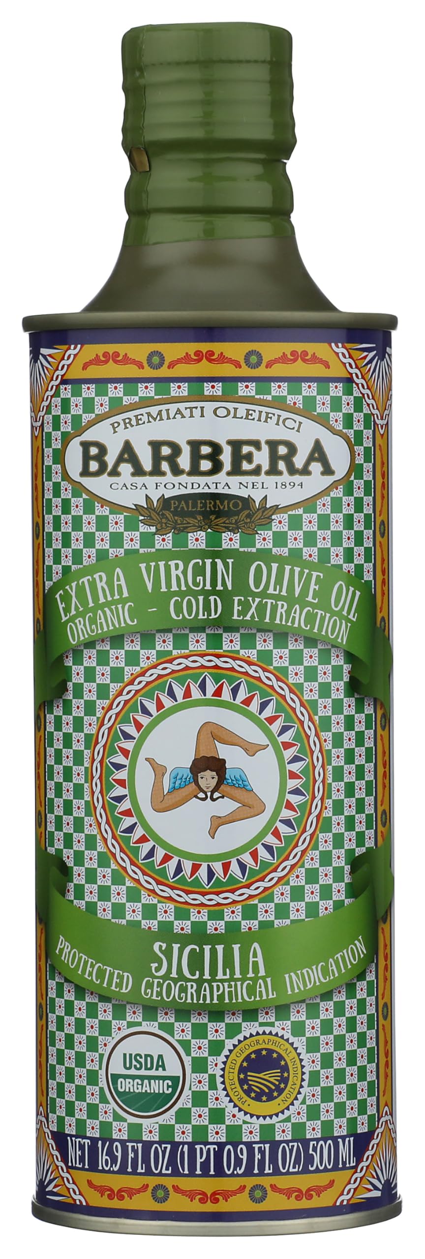 Barbera Organic Sicilia IGP Extra Virgin Olive Oil, 16.9 FZ