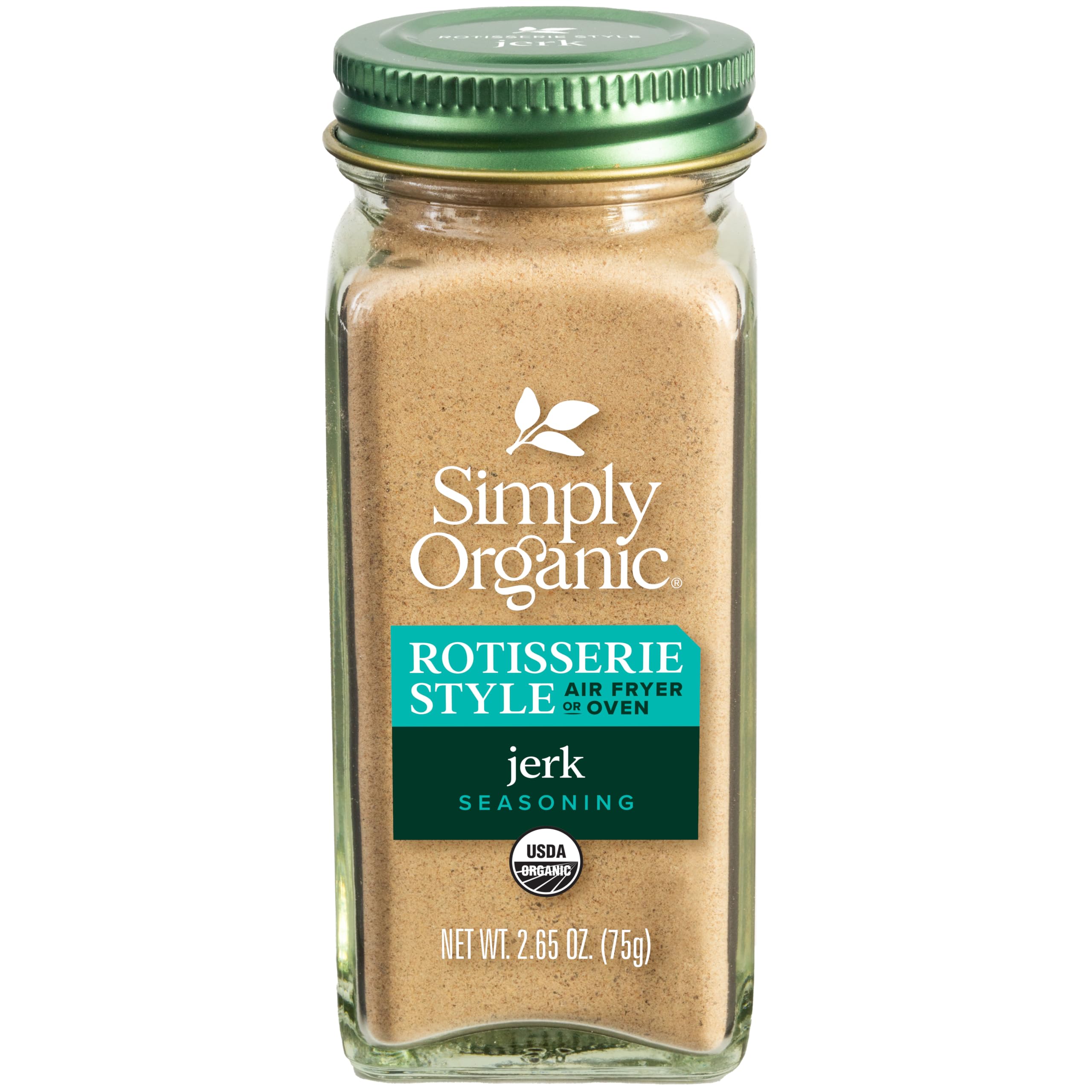 Simply Organic Organic Jerk Rotisserie Style Seasoning, 2.65 Ounce