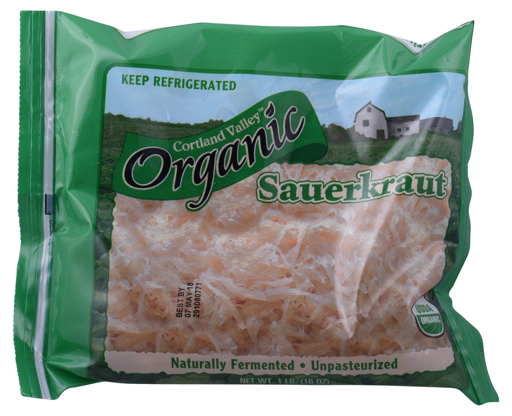 Sauerkraut Organic, 16 Ounce