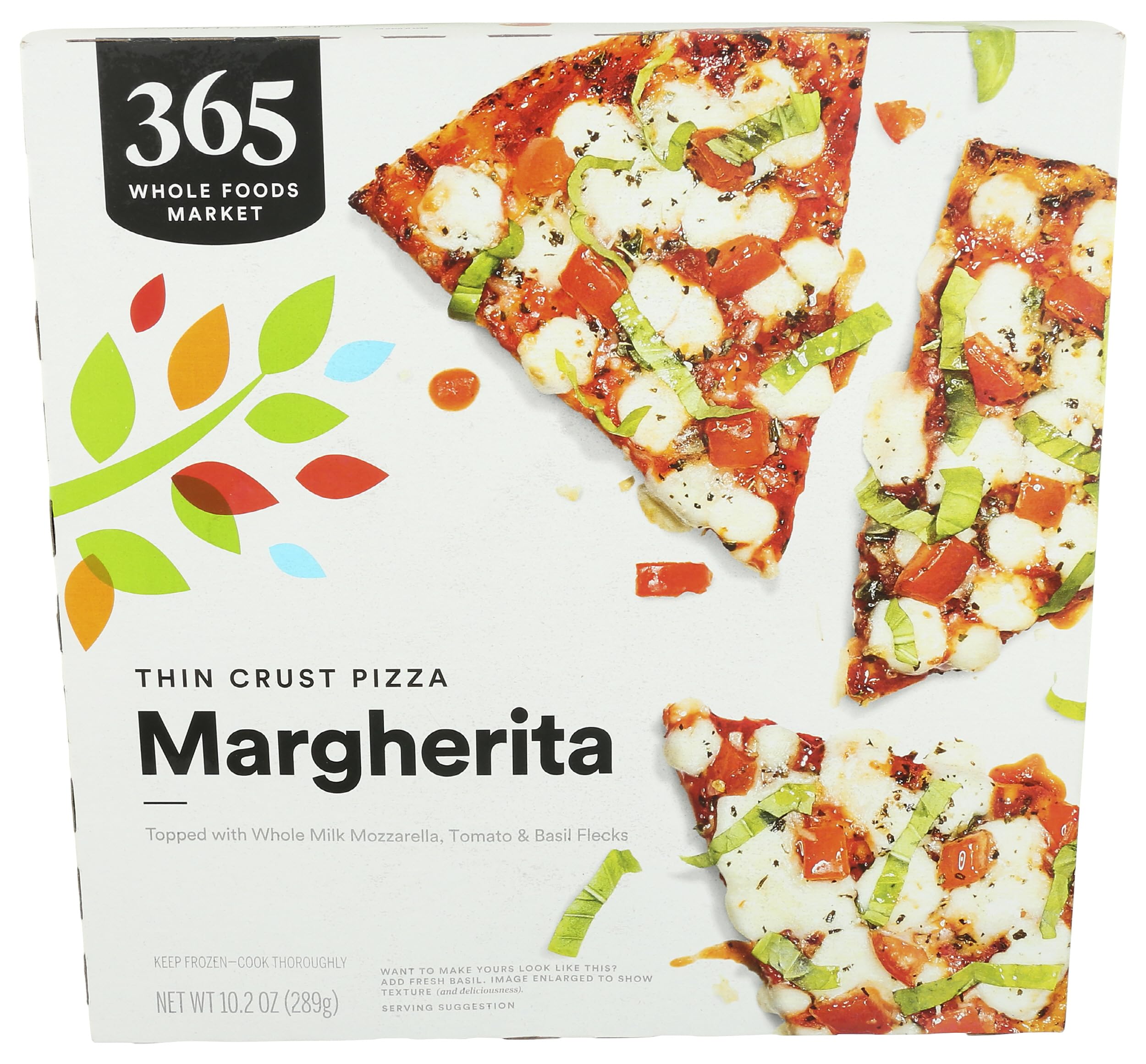 365 by Whole Foods Market Margherita Thin Crust Pizza, 10.2 OZ