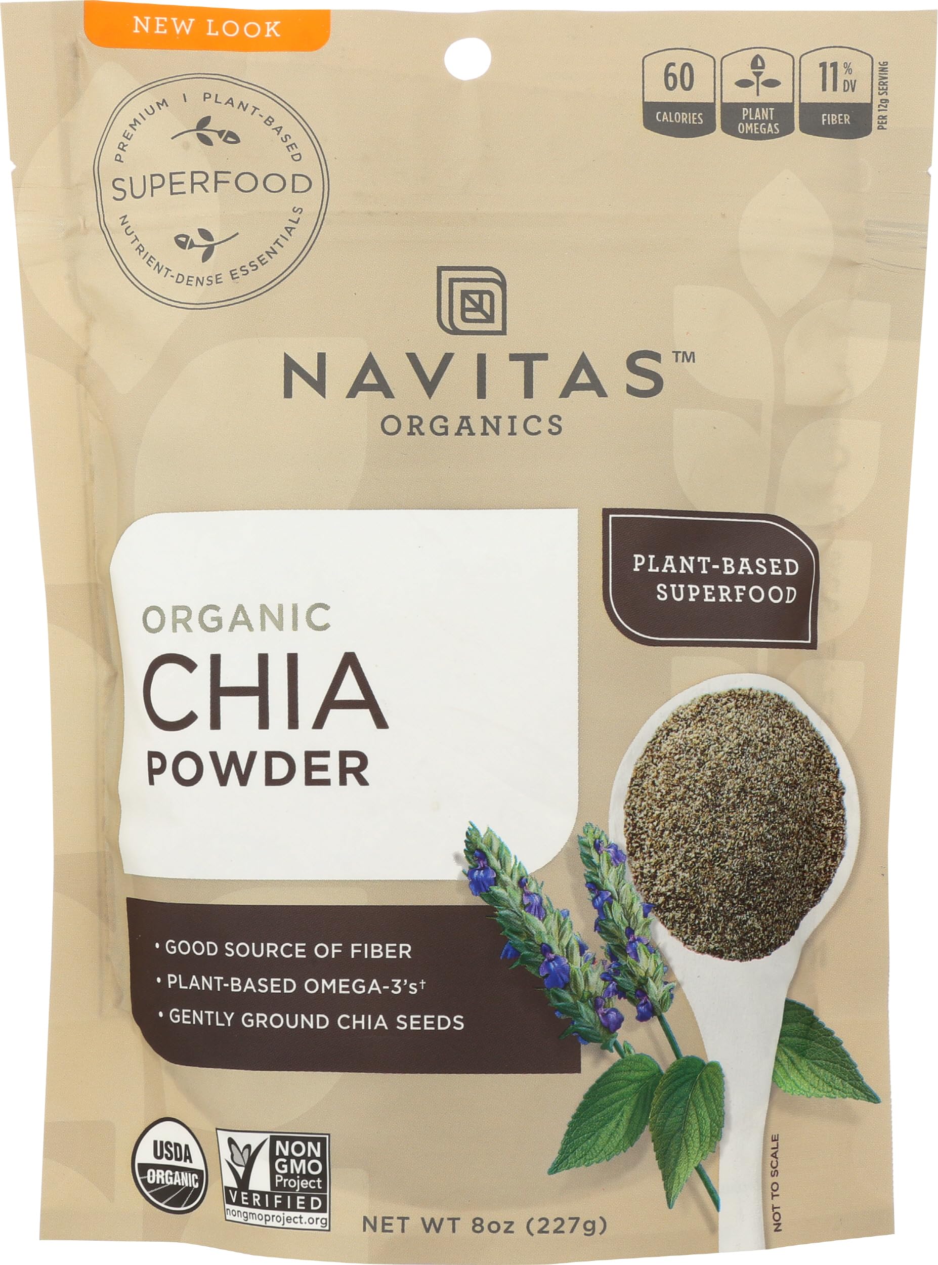 Navitas Organics Chia Powder Organic, 8 Ounce