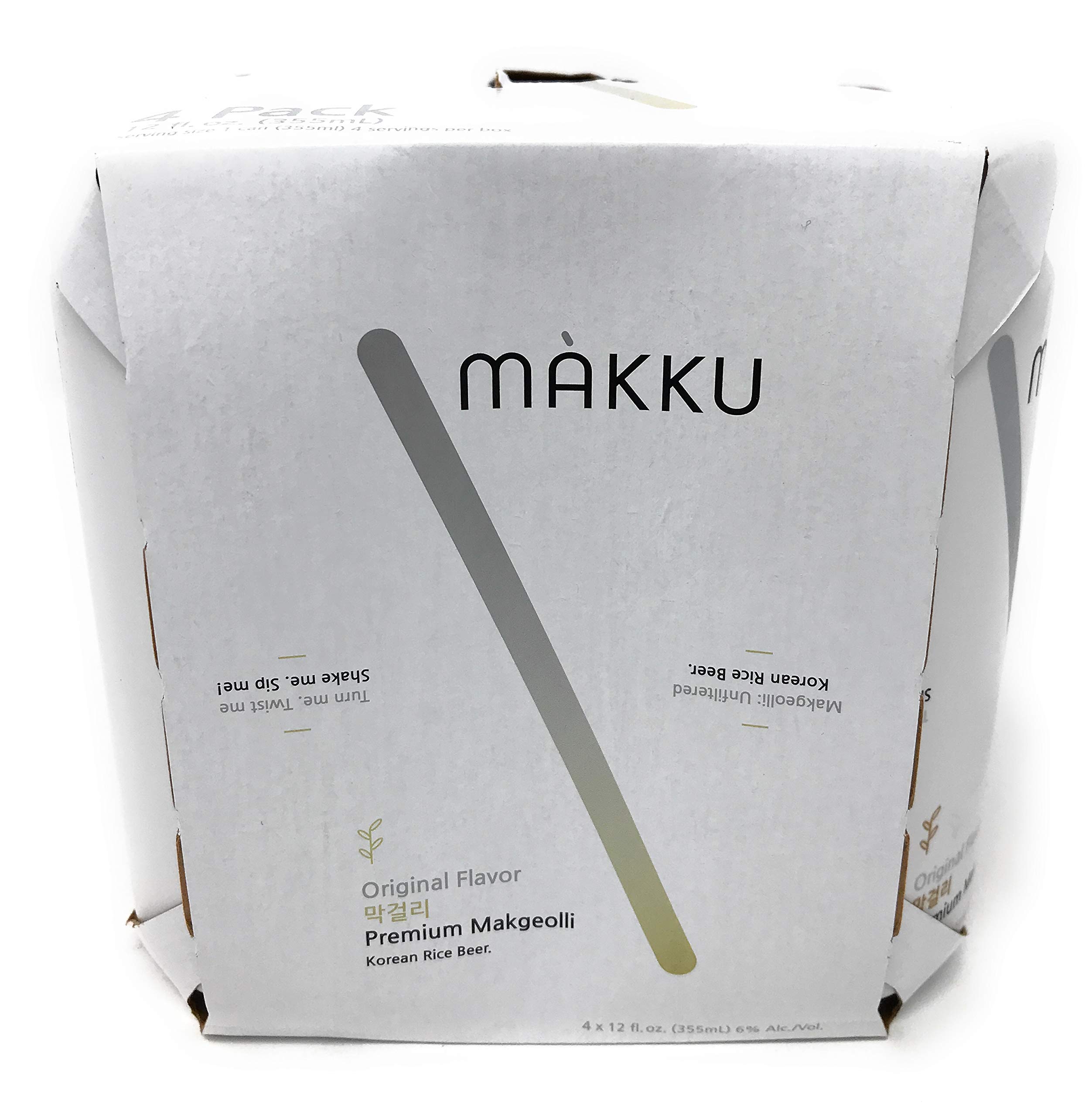 Makgeolli Original, 4pk, 12 Fl Oz Cans, 6% ABV