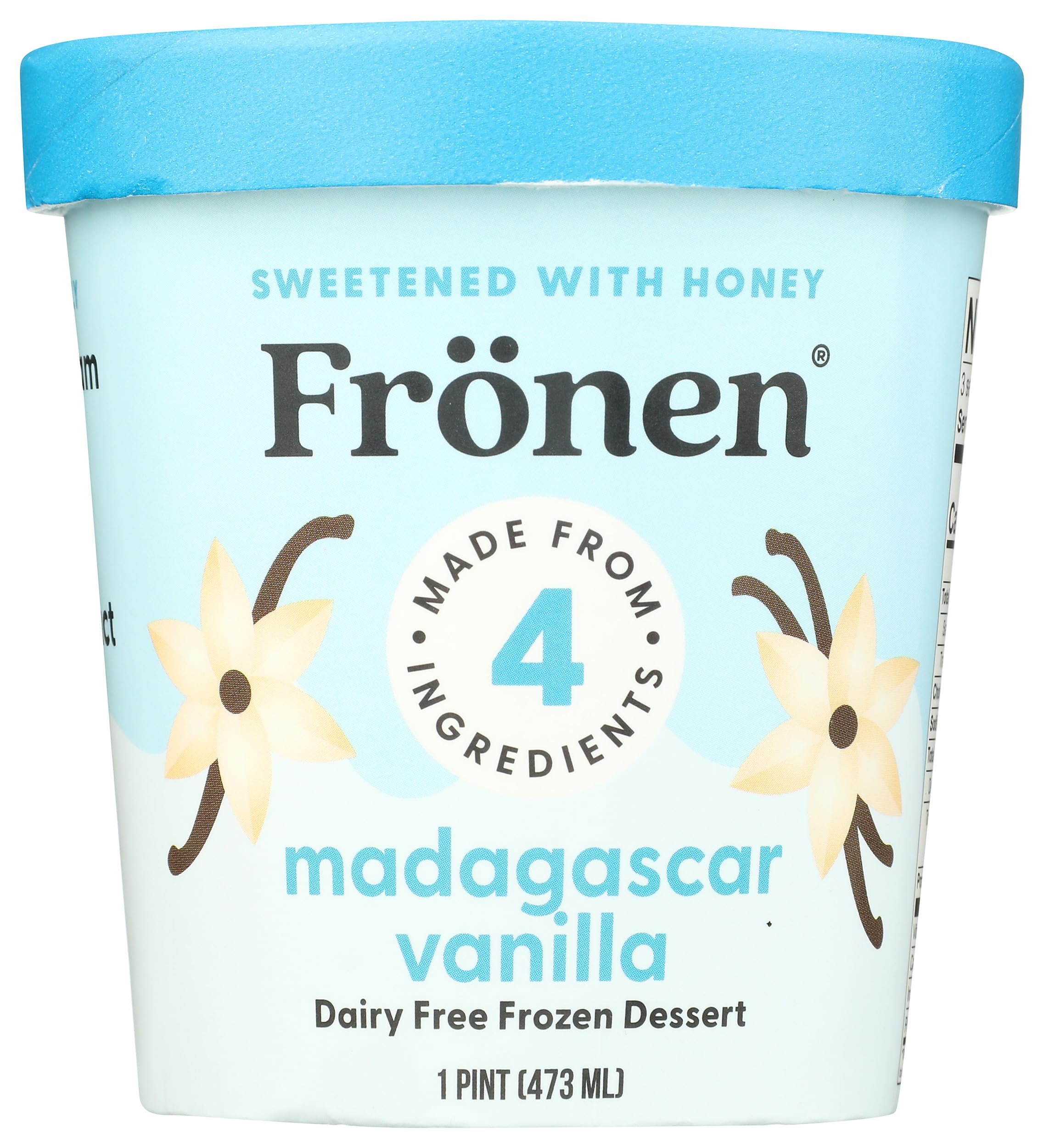 Frozen Dessert Madagascar Vanilla, 16 Ounce