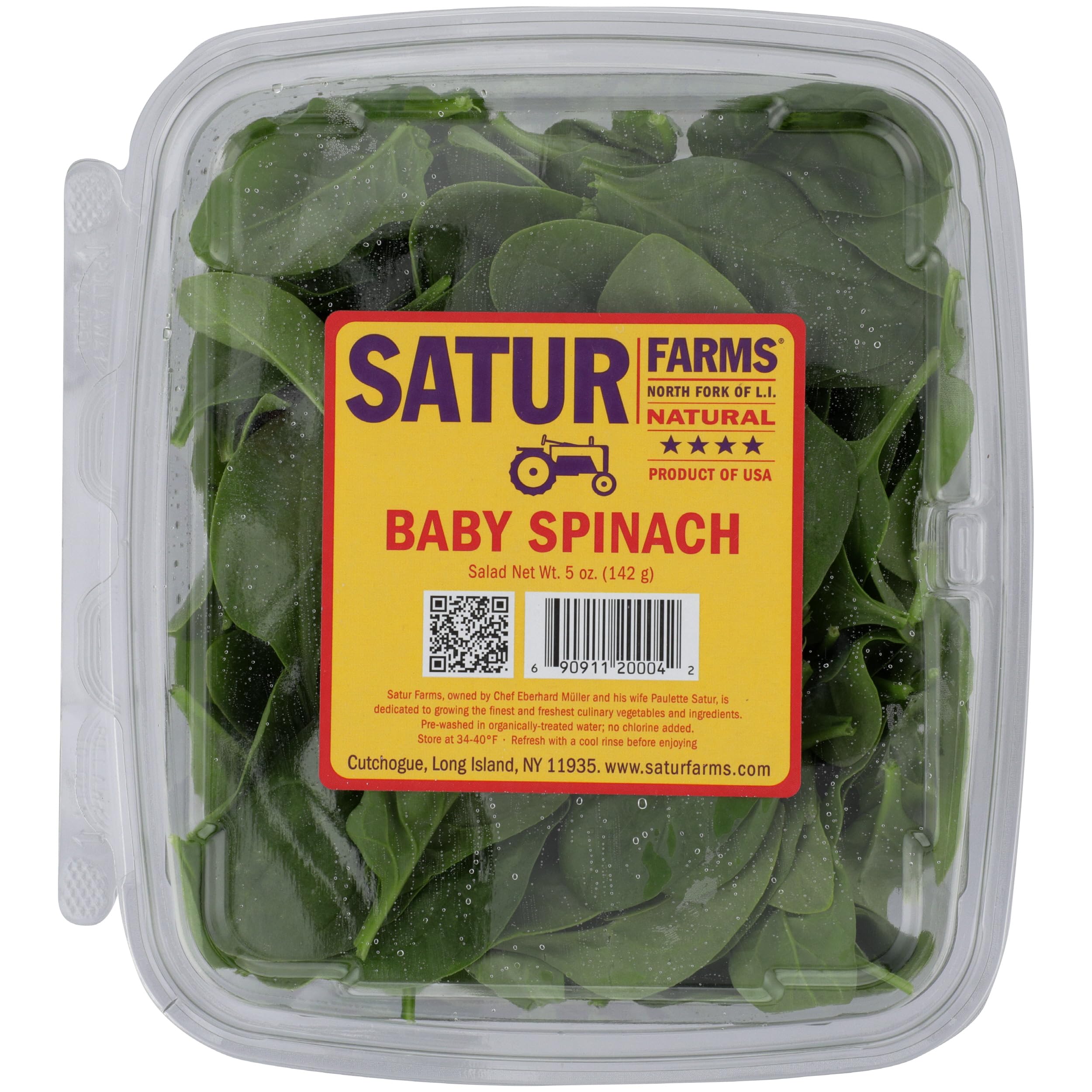 Satur Farms Baby Spinach, 5 oz (us)