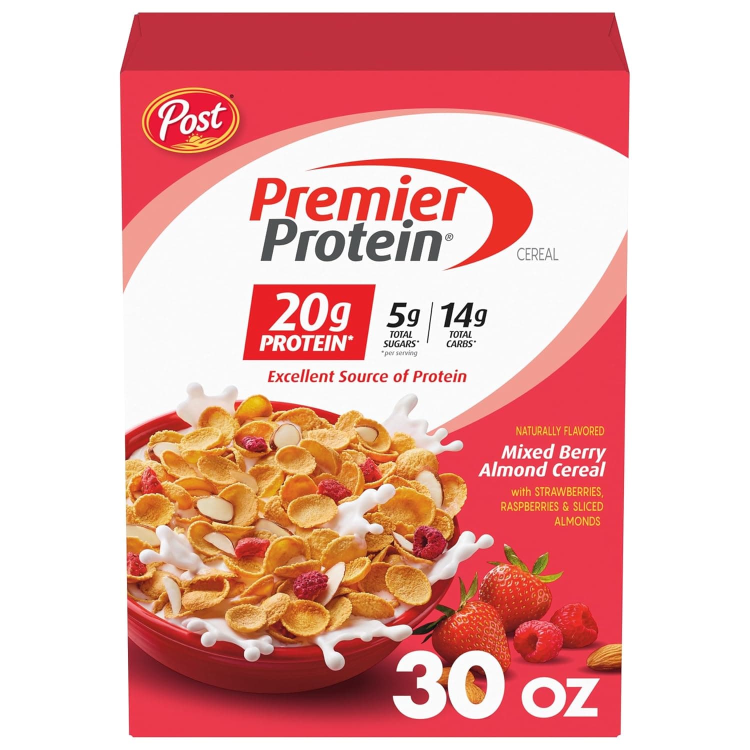 Post Premier Protein Cereal (Mixed Berry Almond)