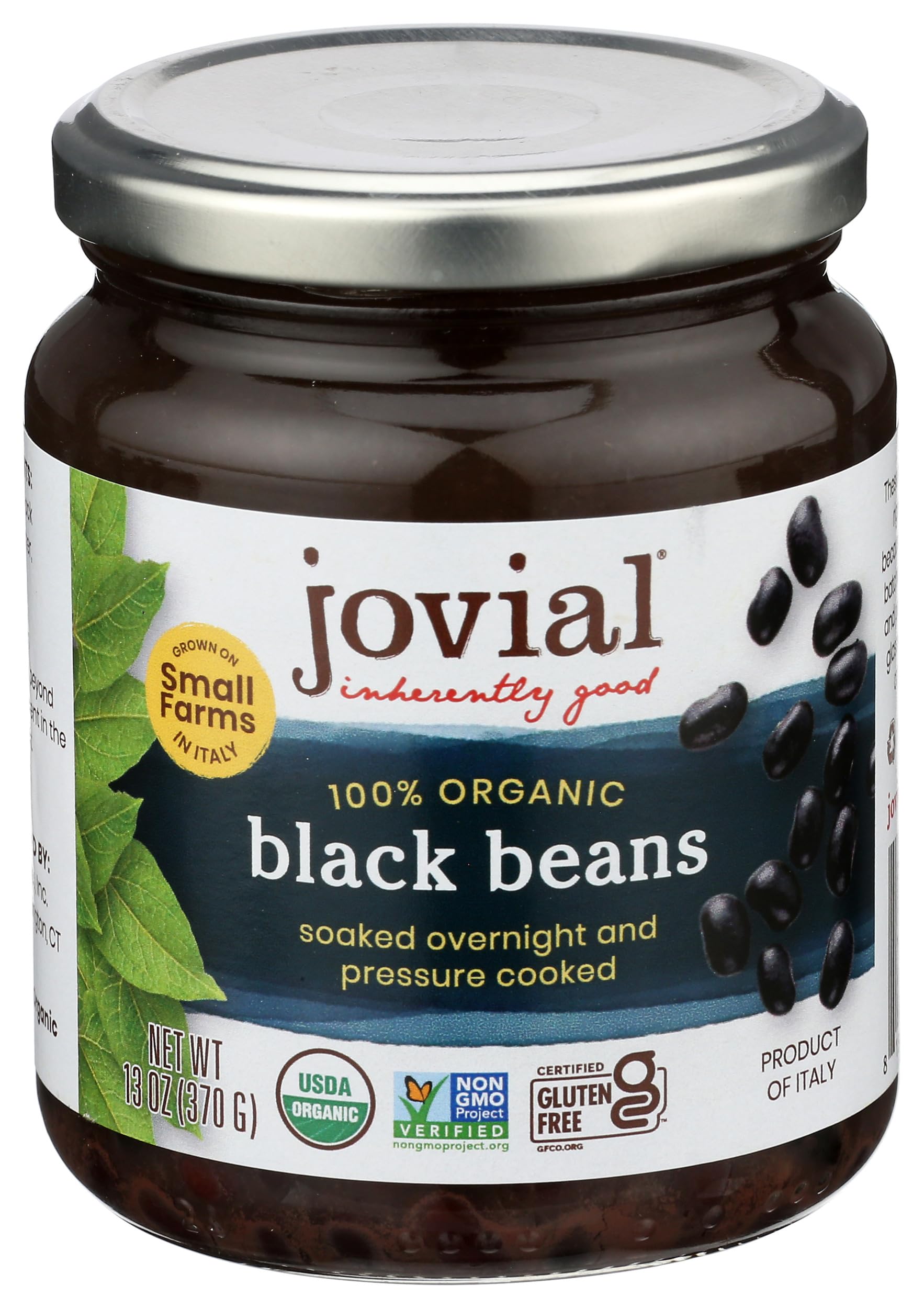 Jovial Beans Black Organic, 13 Ounce