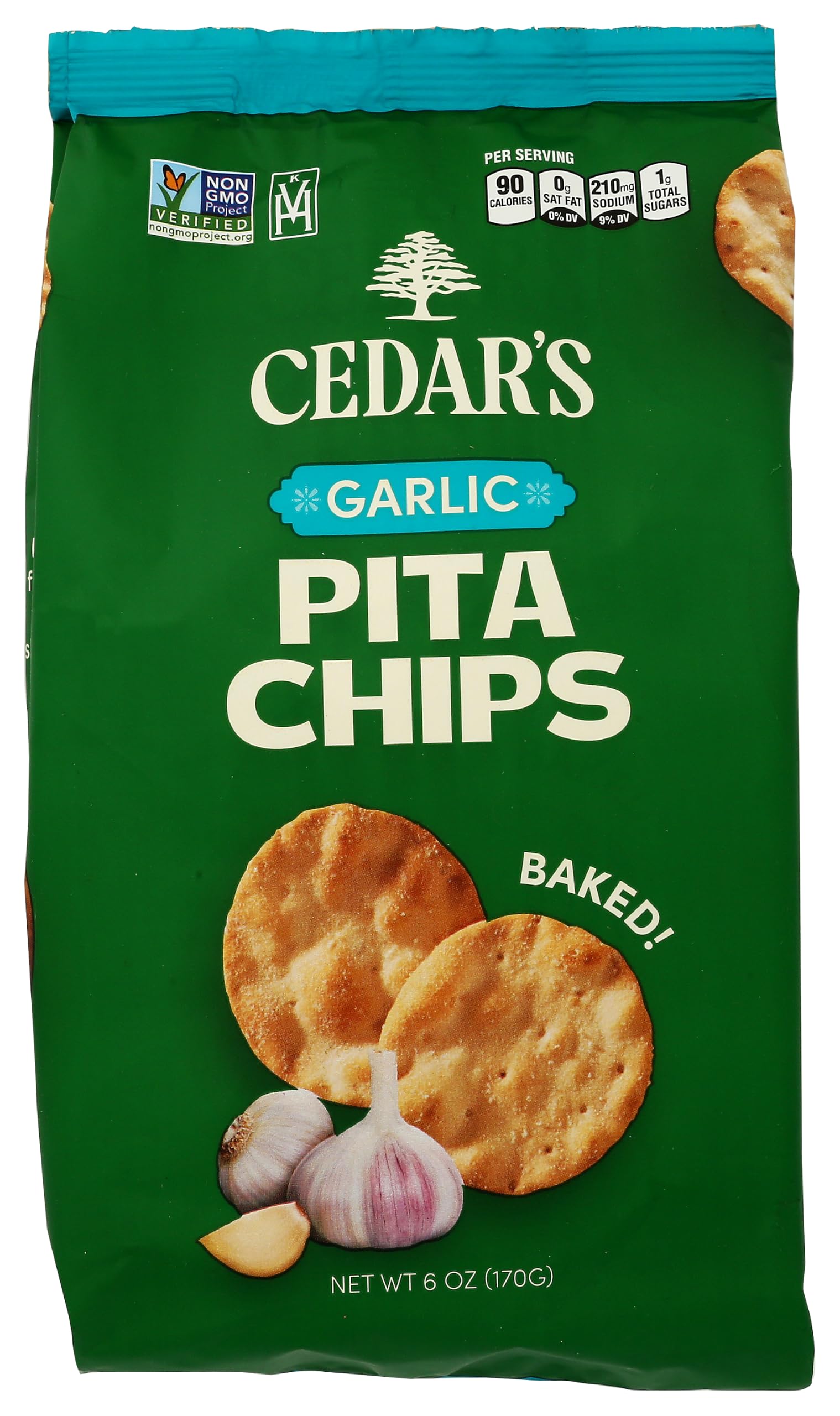 Cedars Mediterranean Food, Hommus Scoopers 6 Grain, 6 Ounce