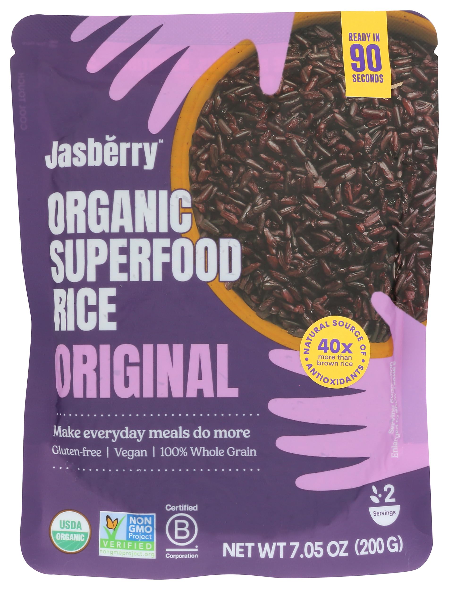 Jasberry Organic Original Superfood Rice, 7.05 OZ