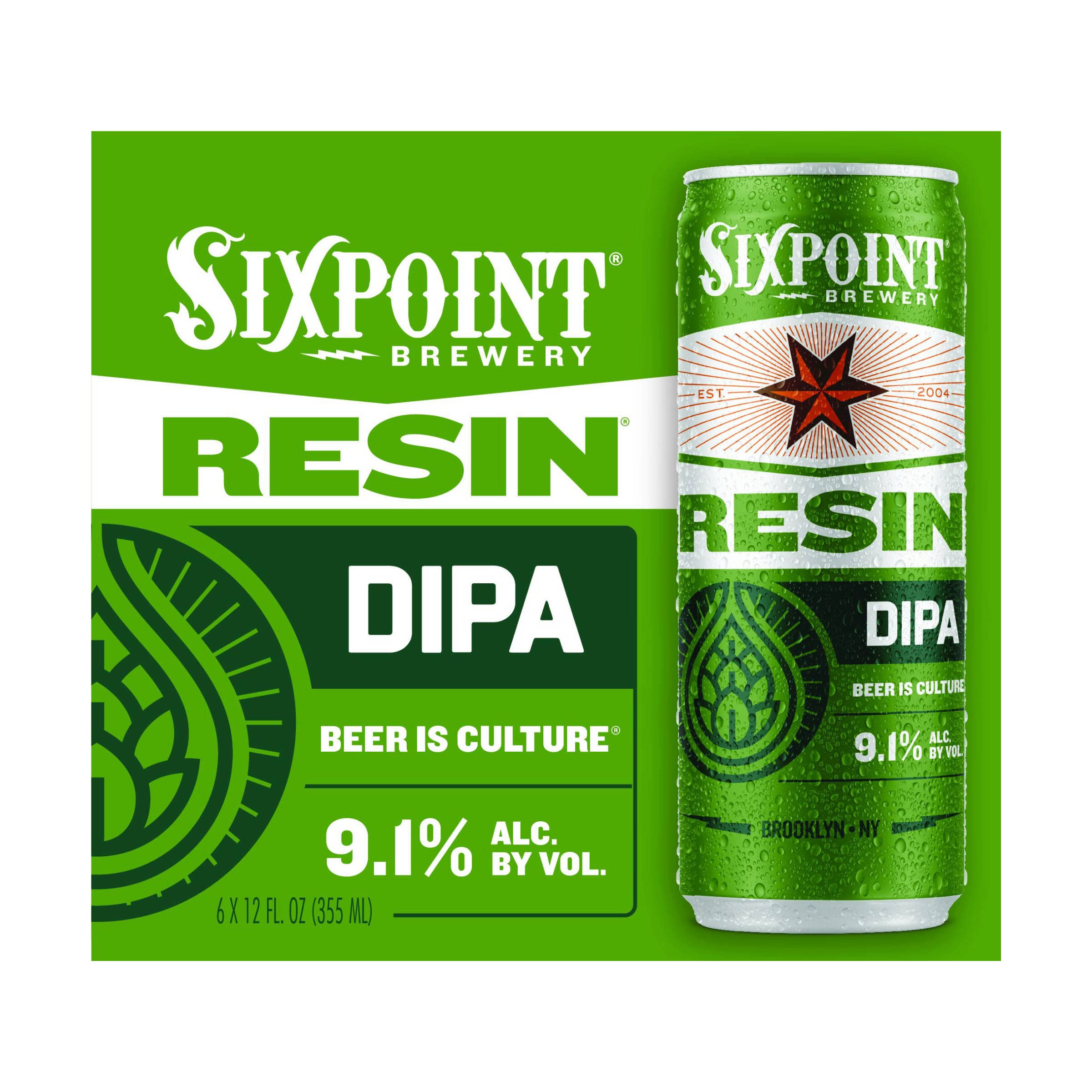 Sixpoint, IPA Resin, 6pk, 12 Fl Oz Cans