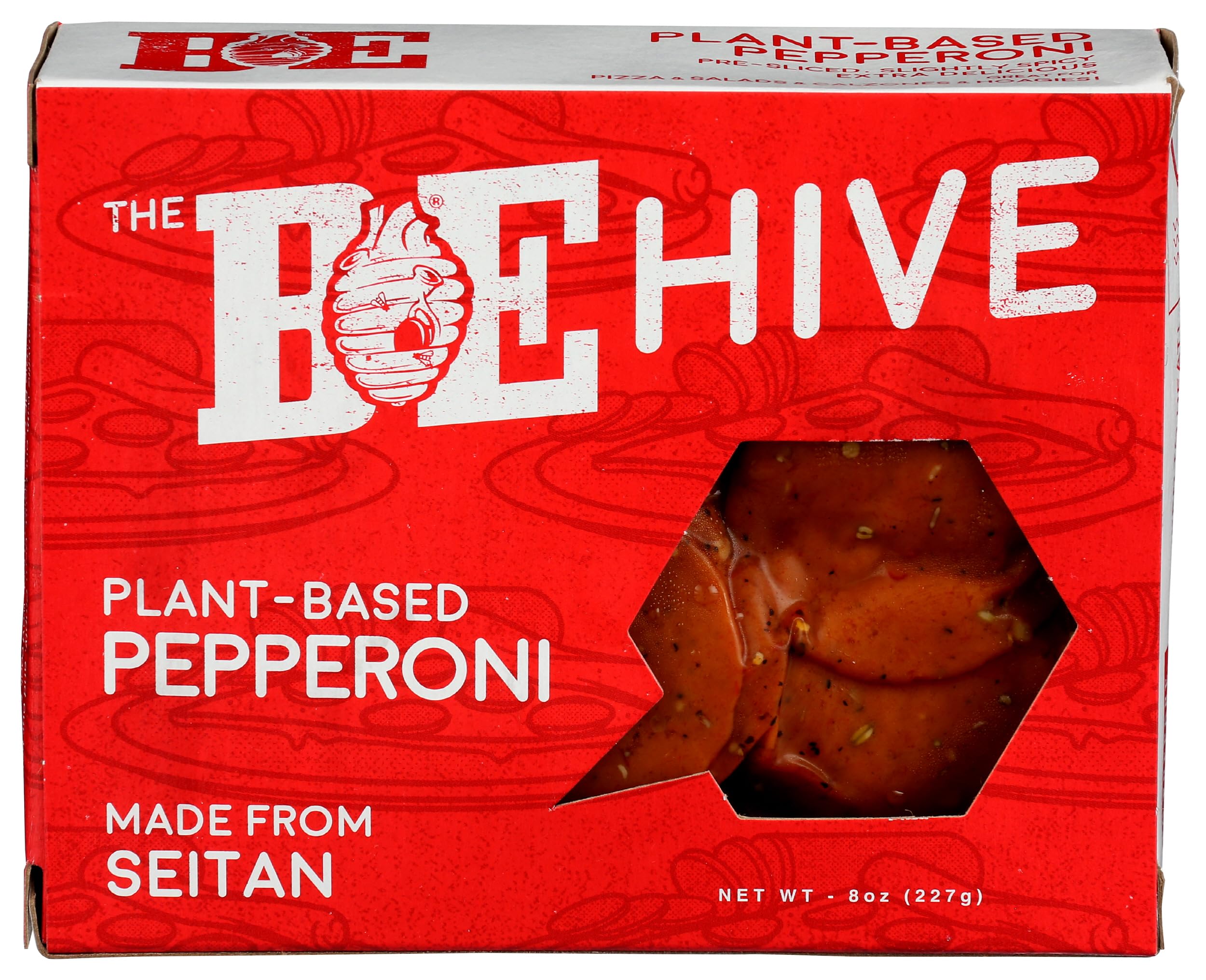 The Be Hive Pepperoni Plant Based, 8 Ounce