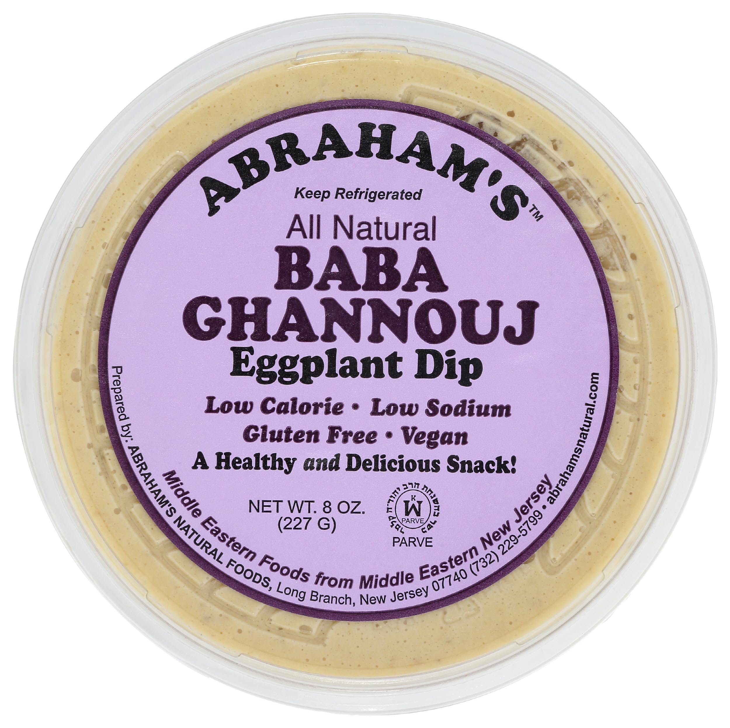 Abrahams, Dip Baba Ghanoush, 8 Ounce