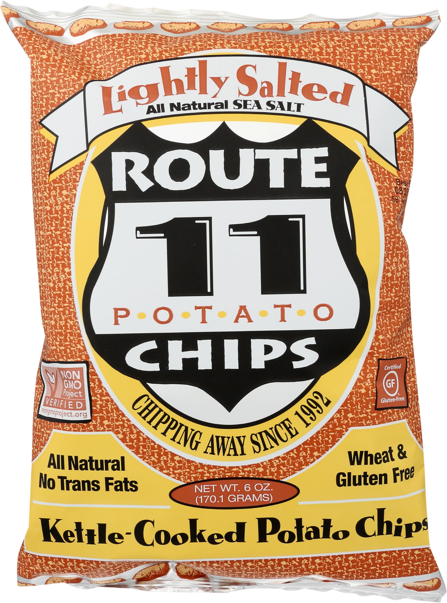 ROUTE 11 Potato Chip Lightly Salted, 6 OZ