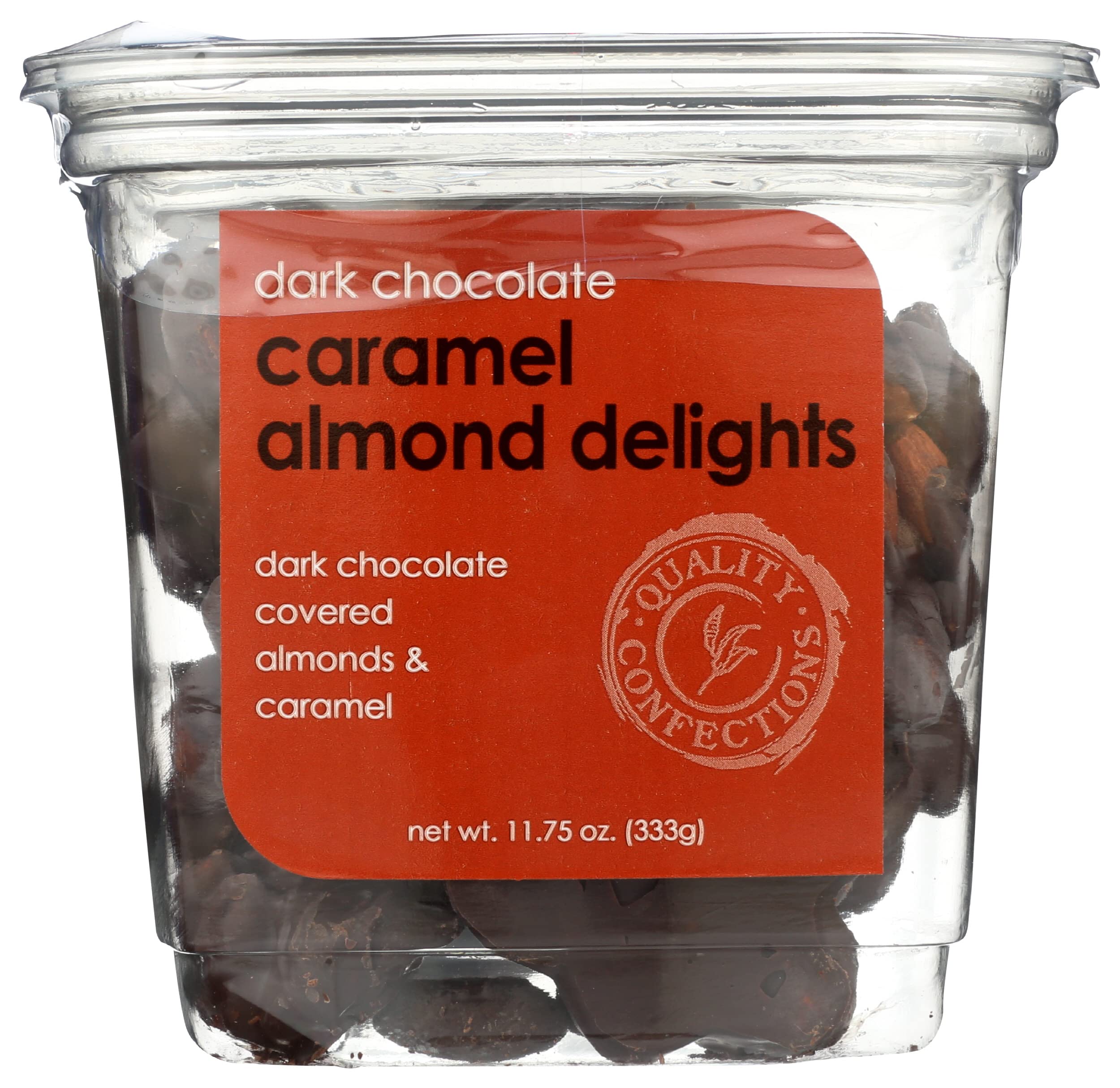 Candy Dark Chocolate Caramel Almond Delight, 11.75 Ounce