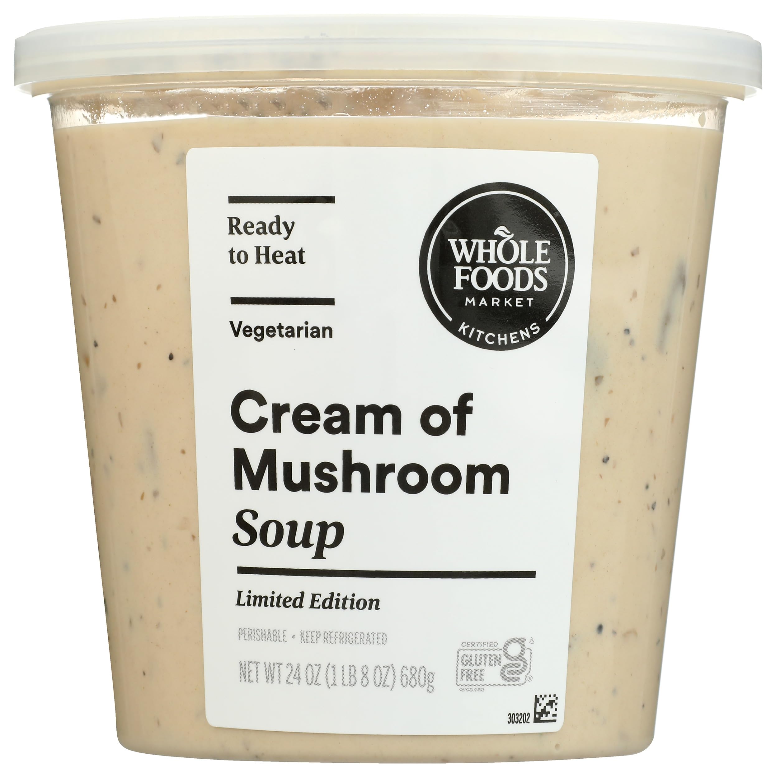 Cream of Mushroom Soup (VG) - Serves 3