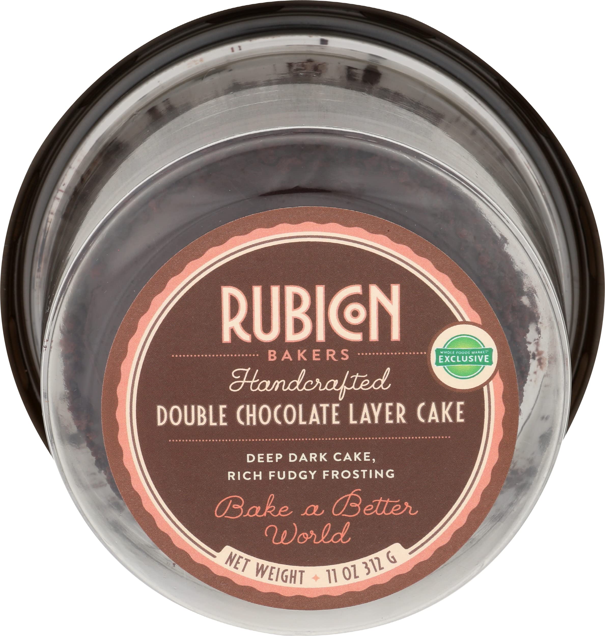 Cake Double Chocolate Layer 4 Inch, 11 Ounce