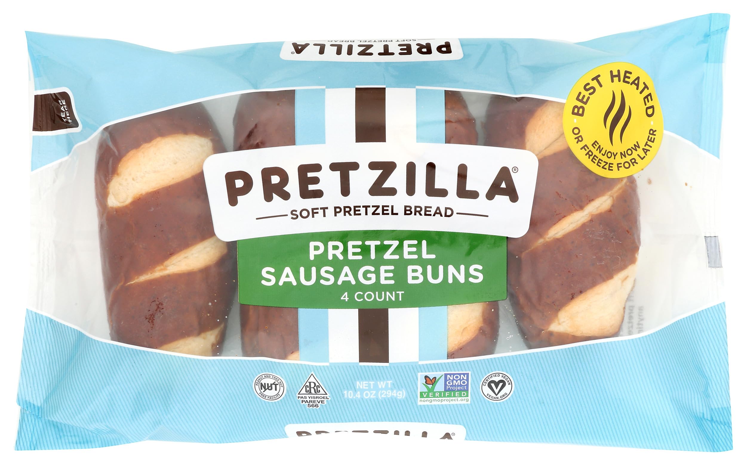 Pretzilla, Buns Sausage Pretzel, 10.4 Ounce