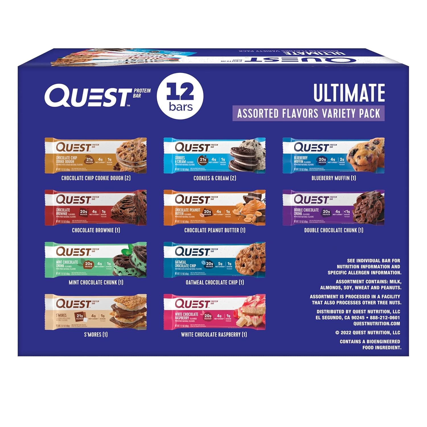 Quest Nutrition Ultimate Variety Pack Protein Bars