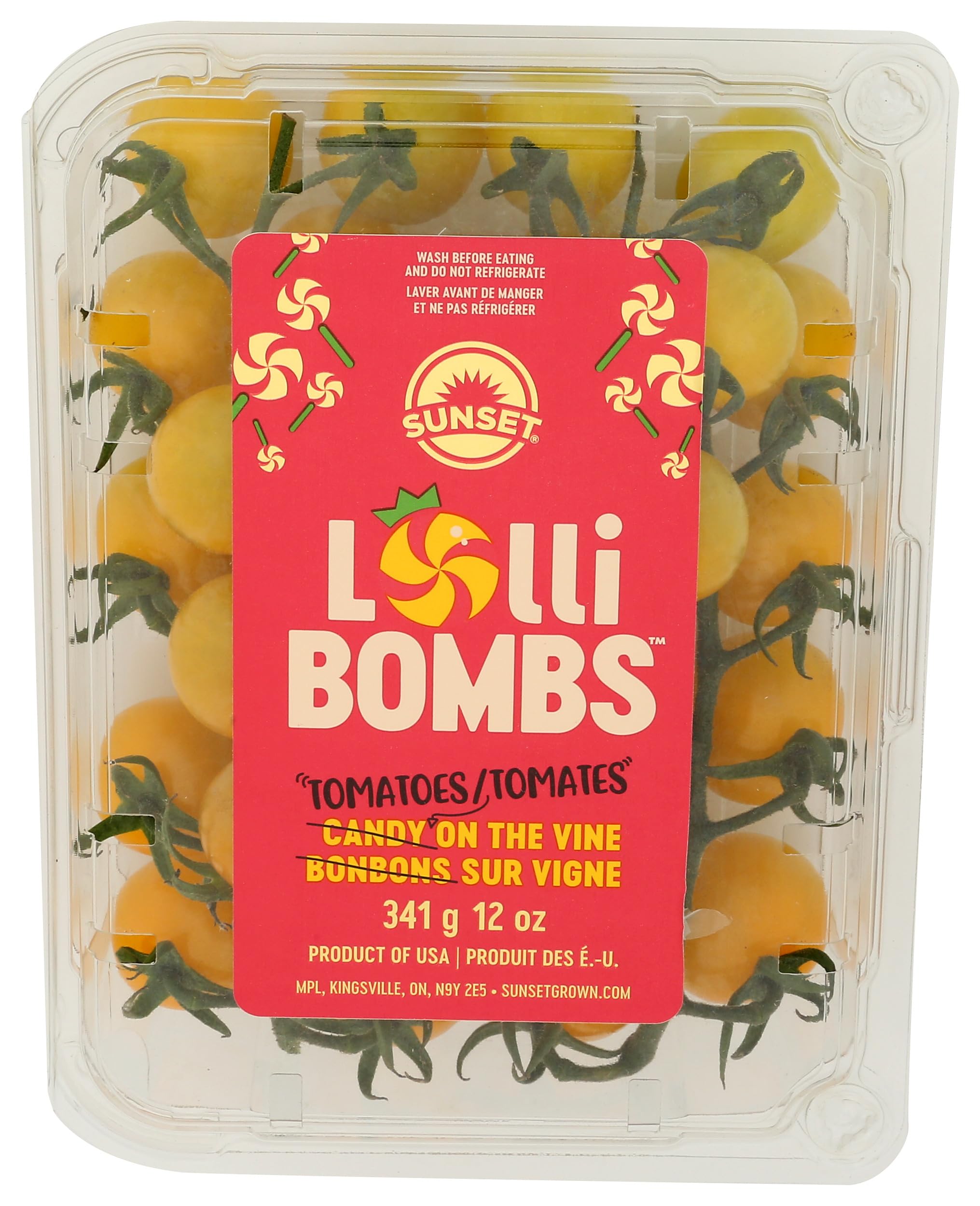 SUNSET Lolli Bombs Tomatoes On-The-Vine, 12oz