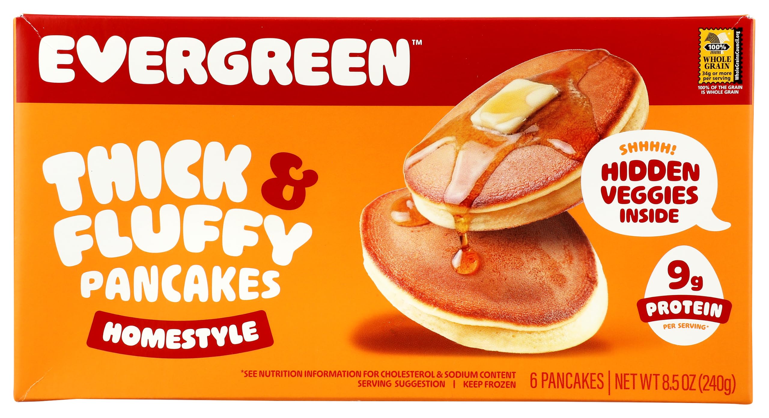 Evergreen Thick & Fluffy Homestyle Pancakes, 8.5 OZ