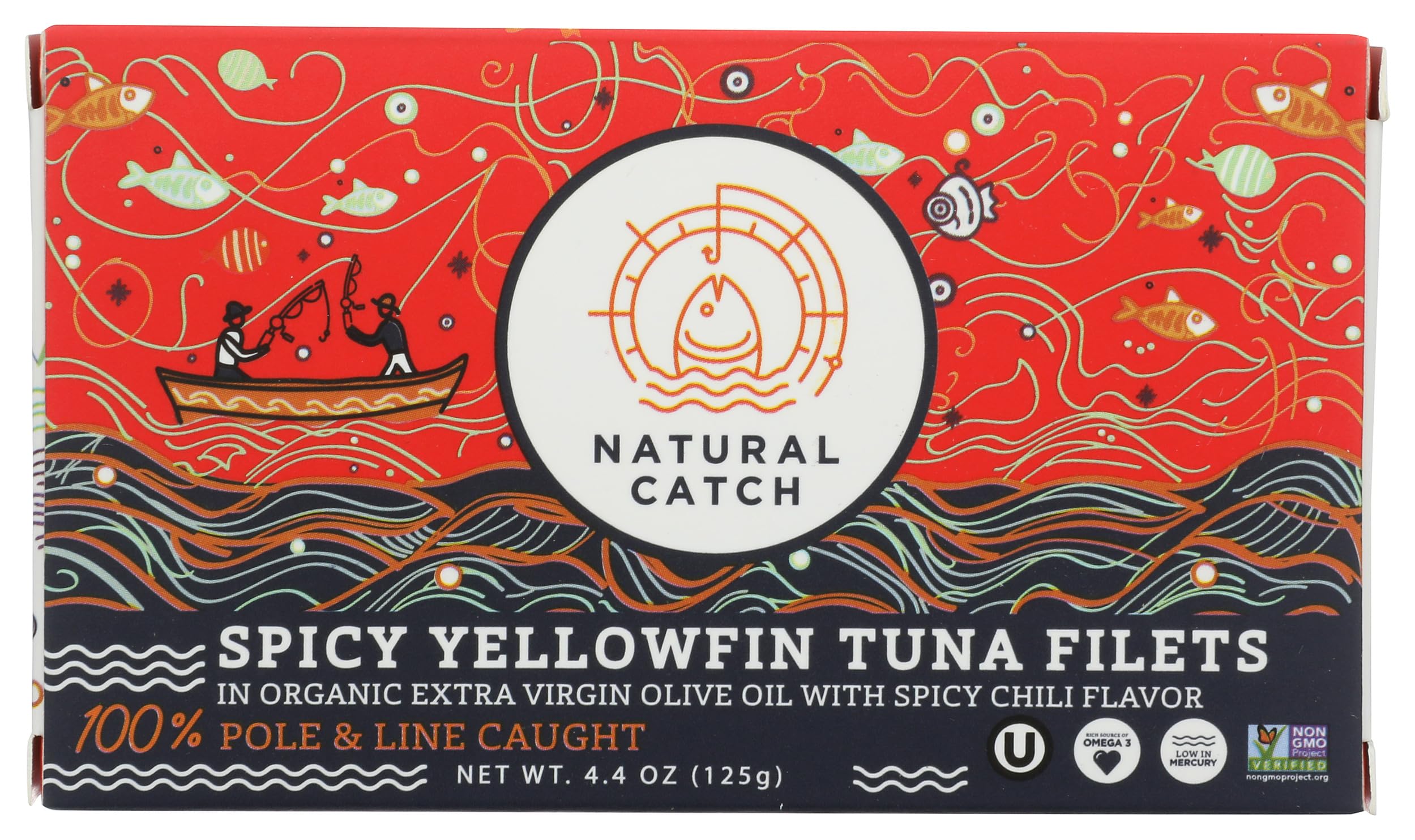 Filets Tuna Yellowfin Spicy In Evoo, 4.4 Ounce