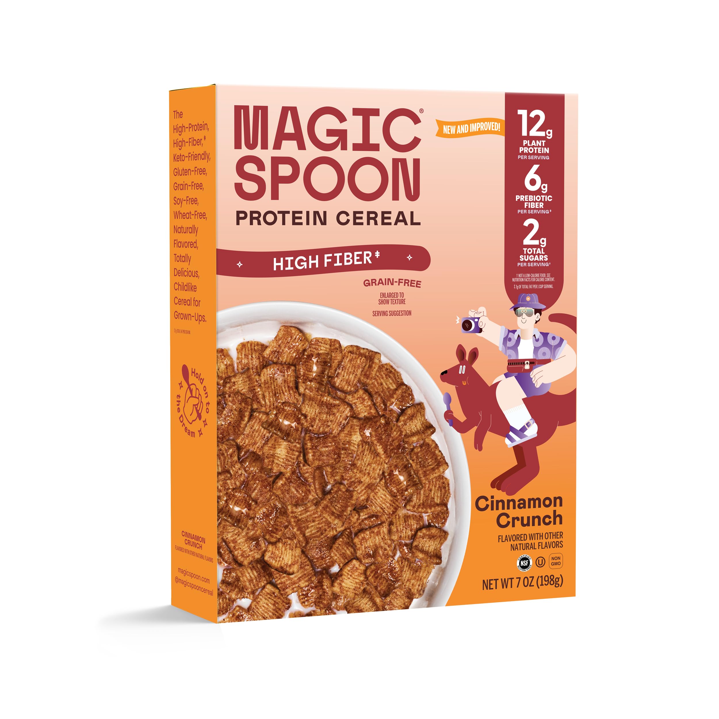 Magic Spoon Cinnamon Crunch Cereal, 7 OZ
