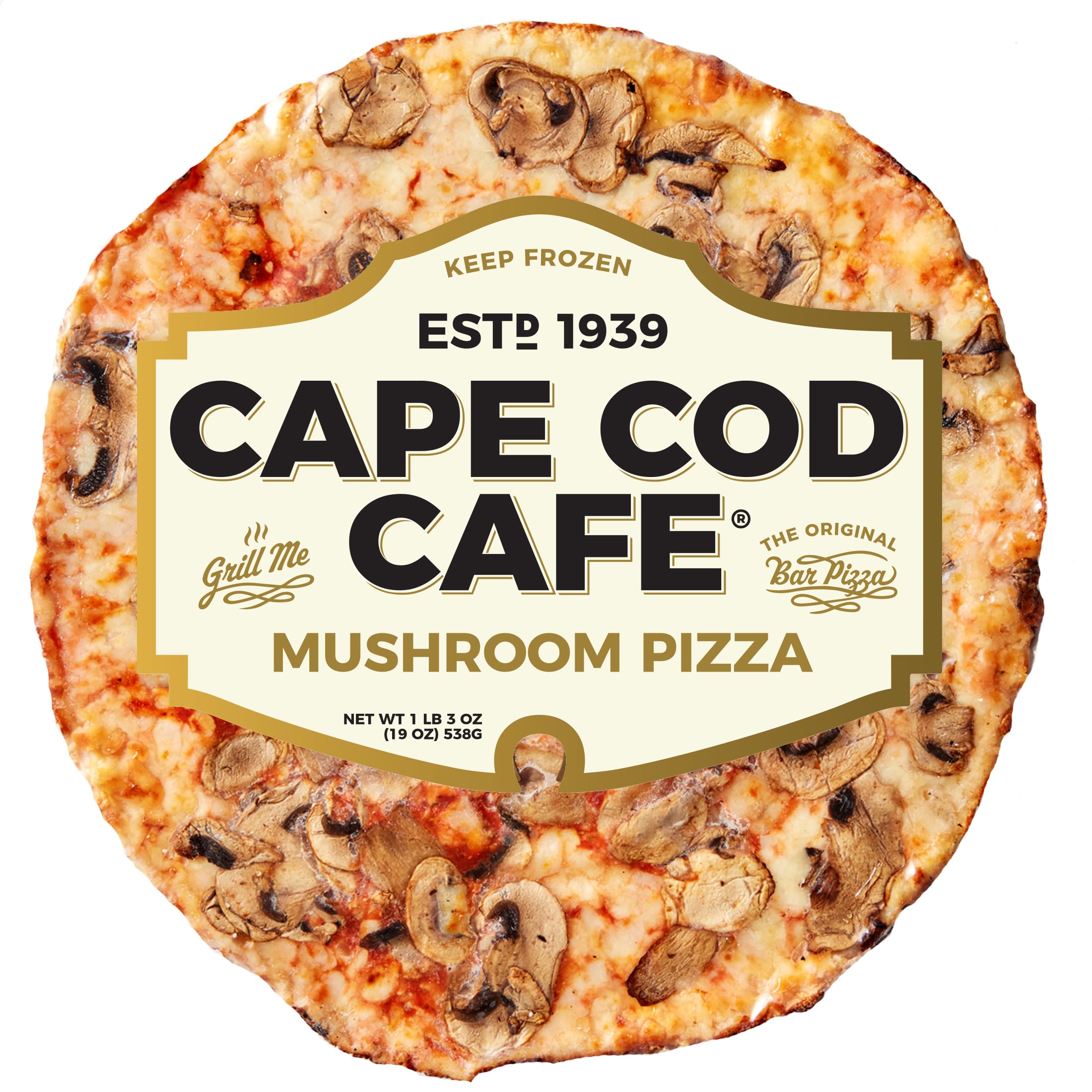 Crispy Bar Pizza, Mushroom 19oz (Pack of 1)