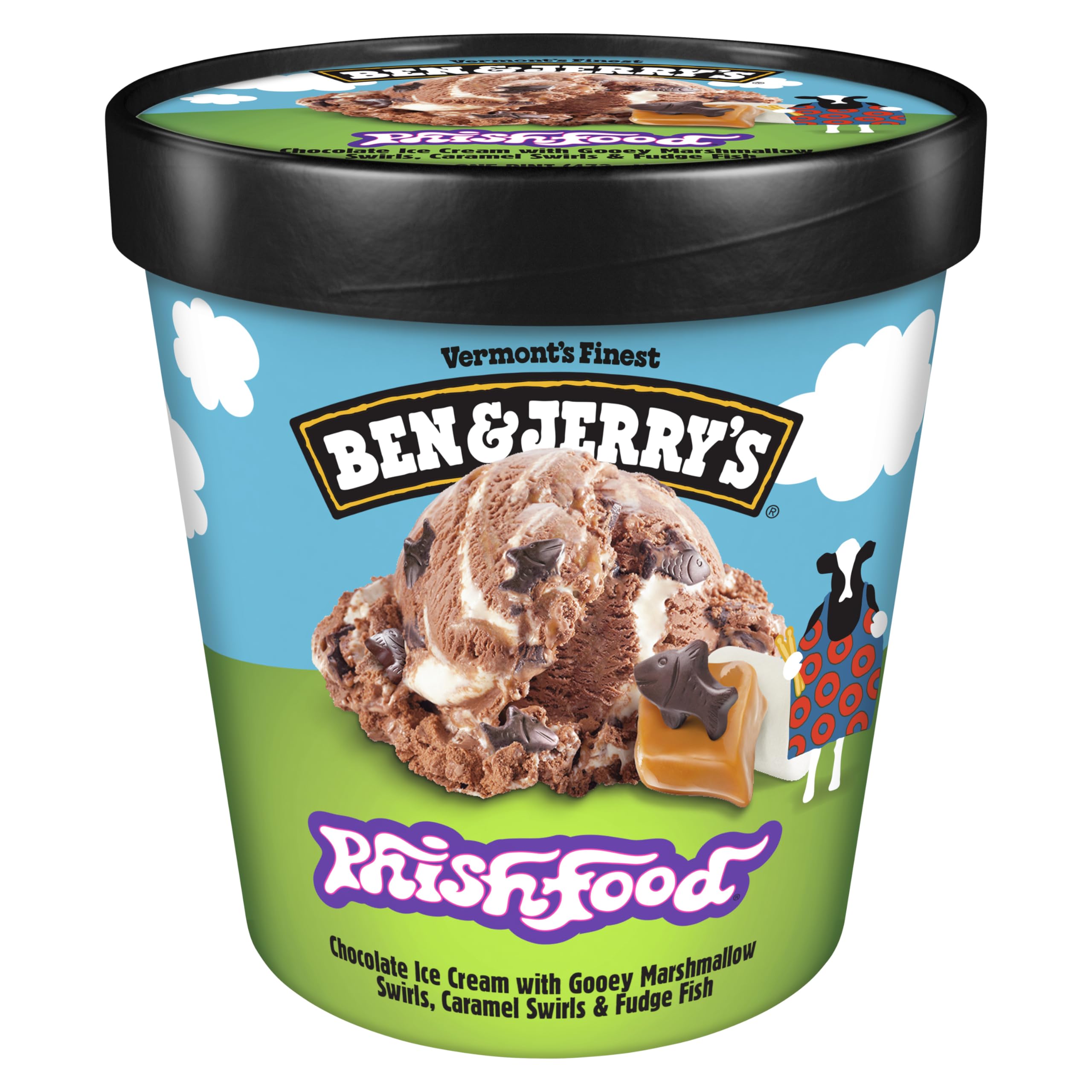 Ben & Jerry's Phish Food Chocolate Ice Cream 16 oz