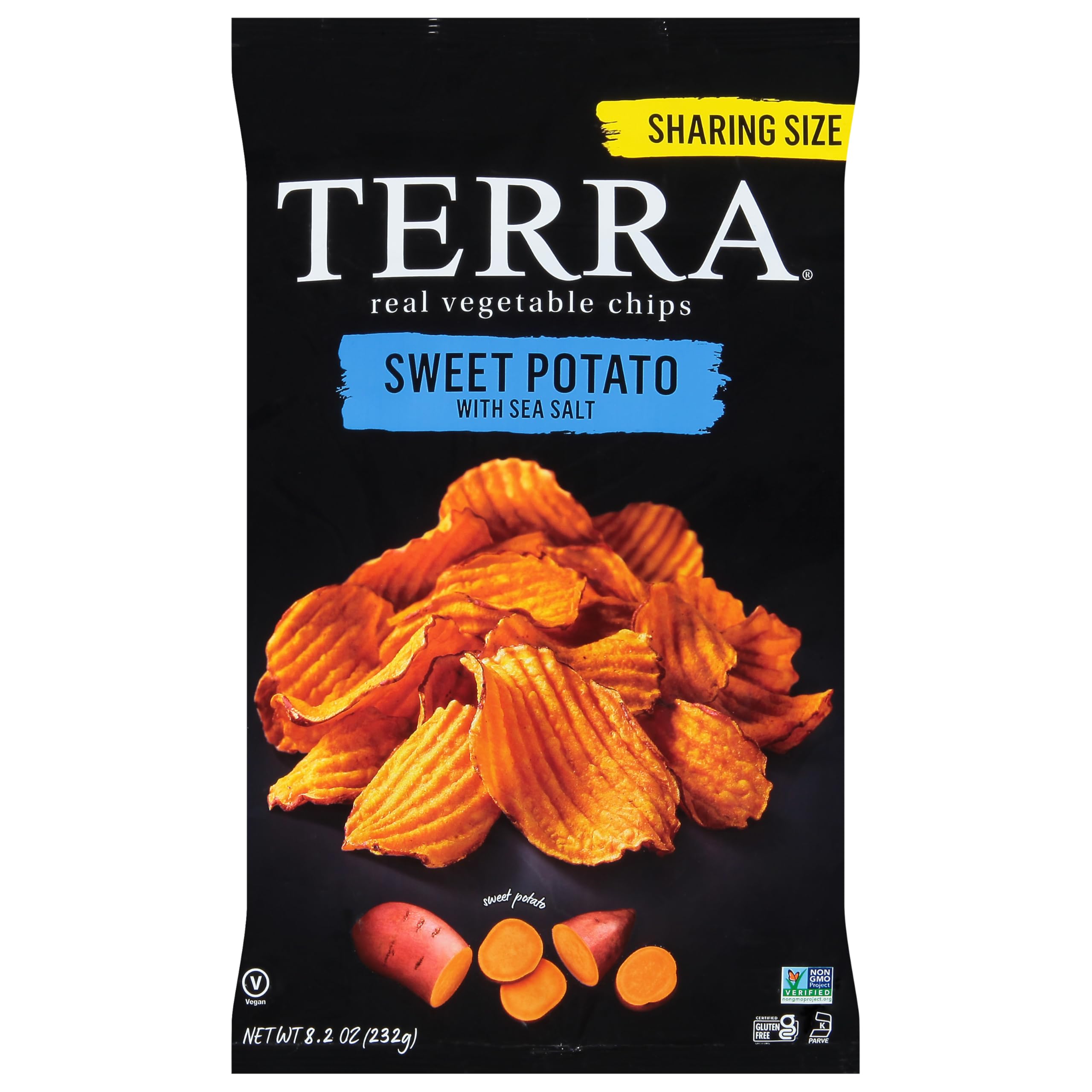 Terra Sweet Potato Sea Salt Vegetable Chips, 8.2 OZ