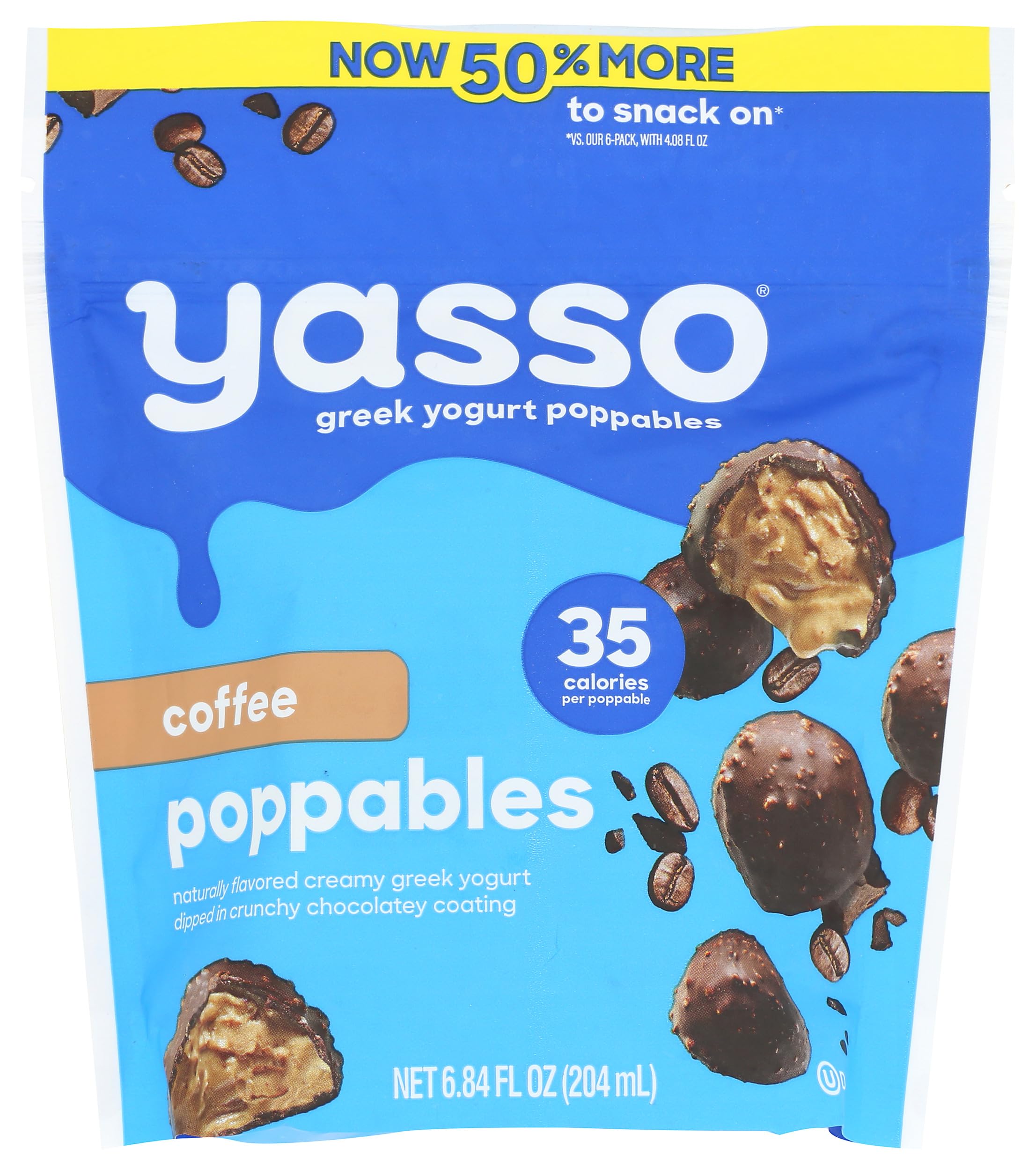 Poppables Frozen Yogurt Coffee, 12 Count