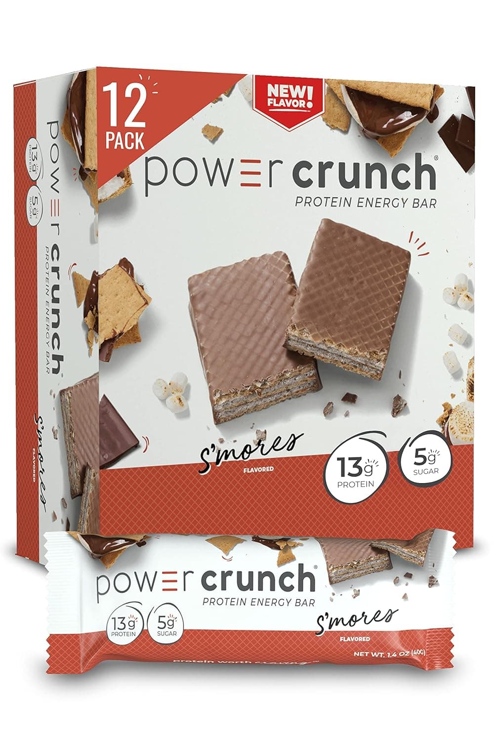 Power Crunch Protein Wafer Bars (S'Mores)