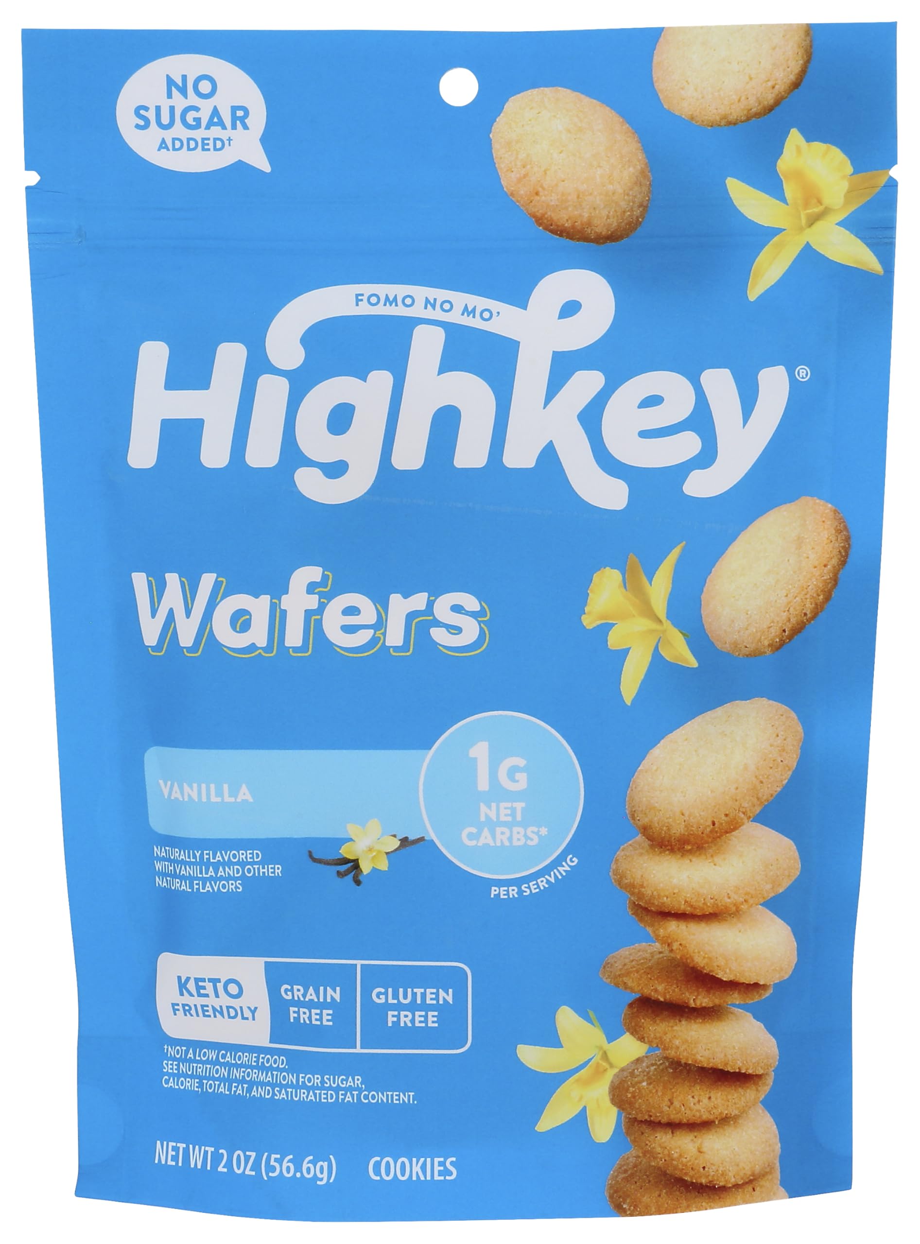Highkey Vanilla Wafers, 2 Oz