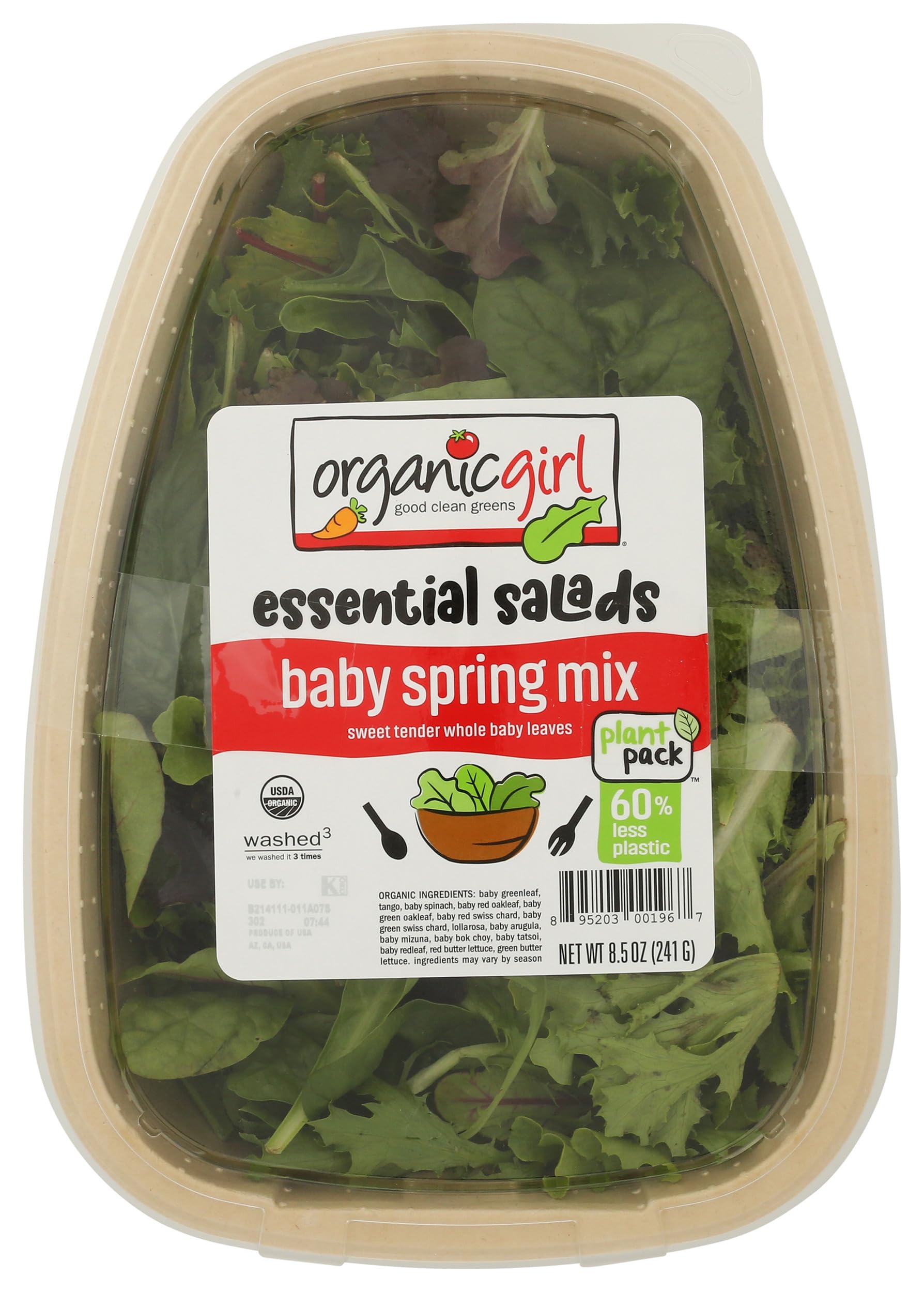 Organic Girl Organic Baby Spring Mix, 8.5 Ounce