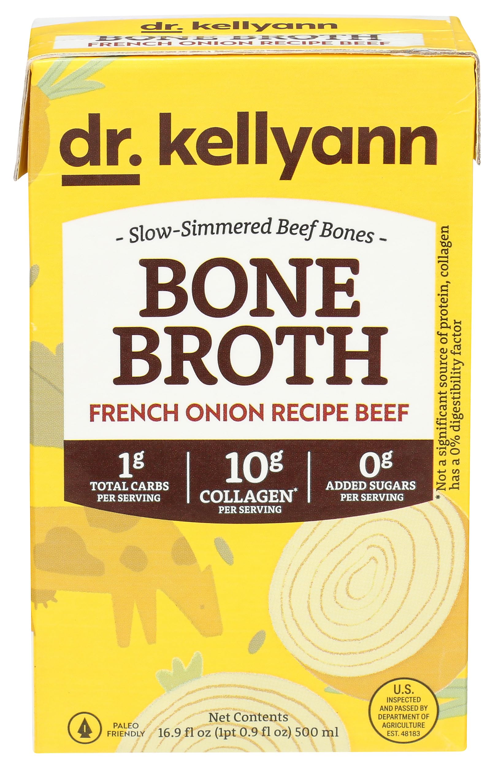 French Onion Bone Broth, 16.9 Ounce