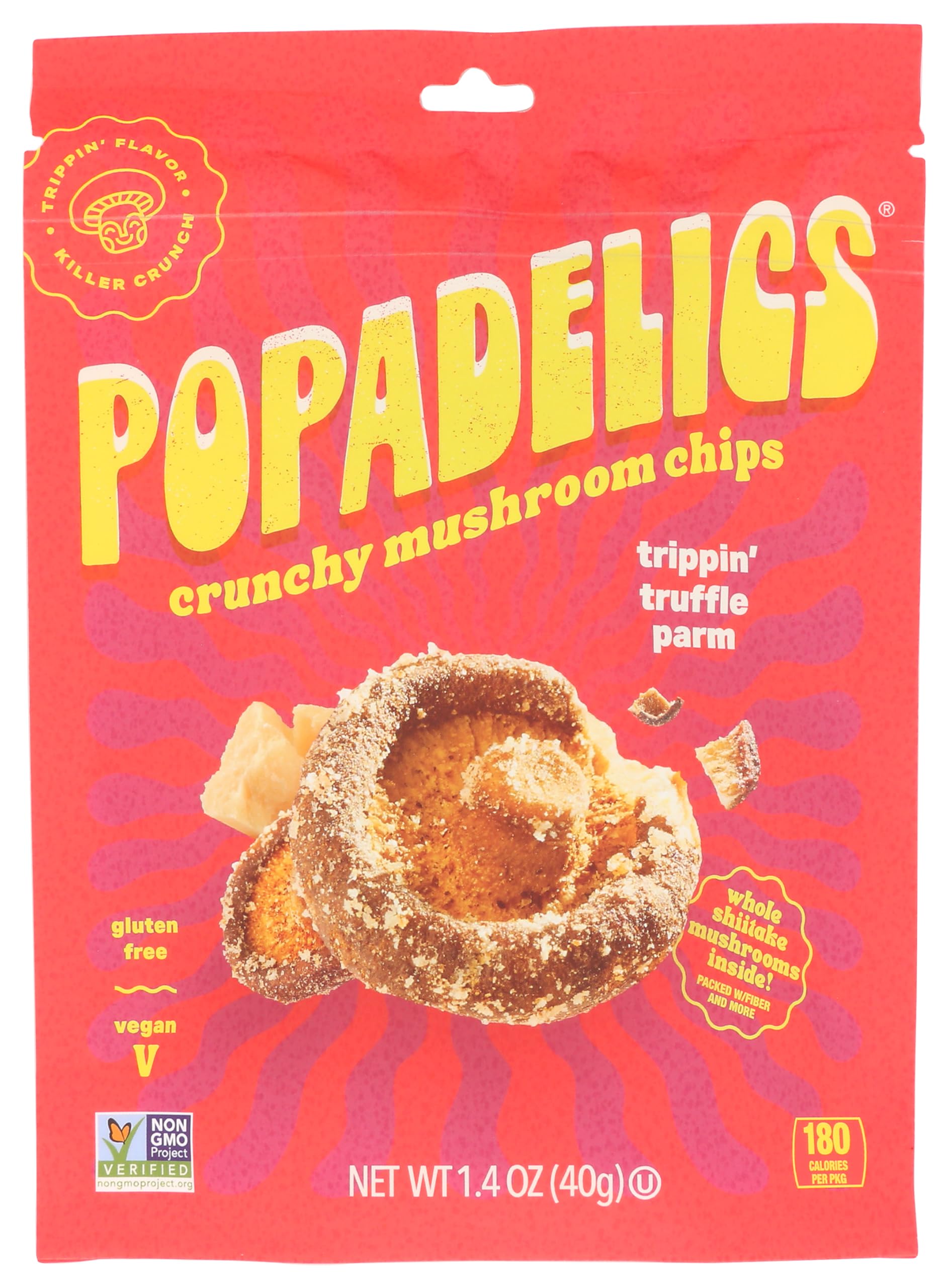 Chips Crunchy Mushroom Trippin Truffle Parm, 1.4 Ounce