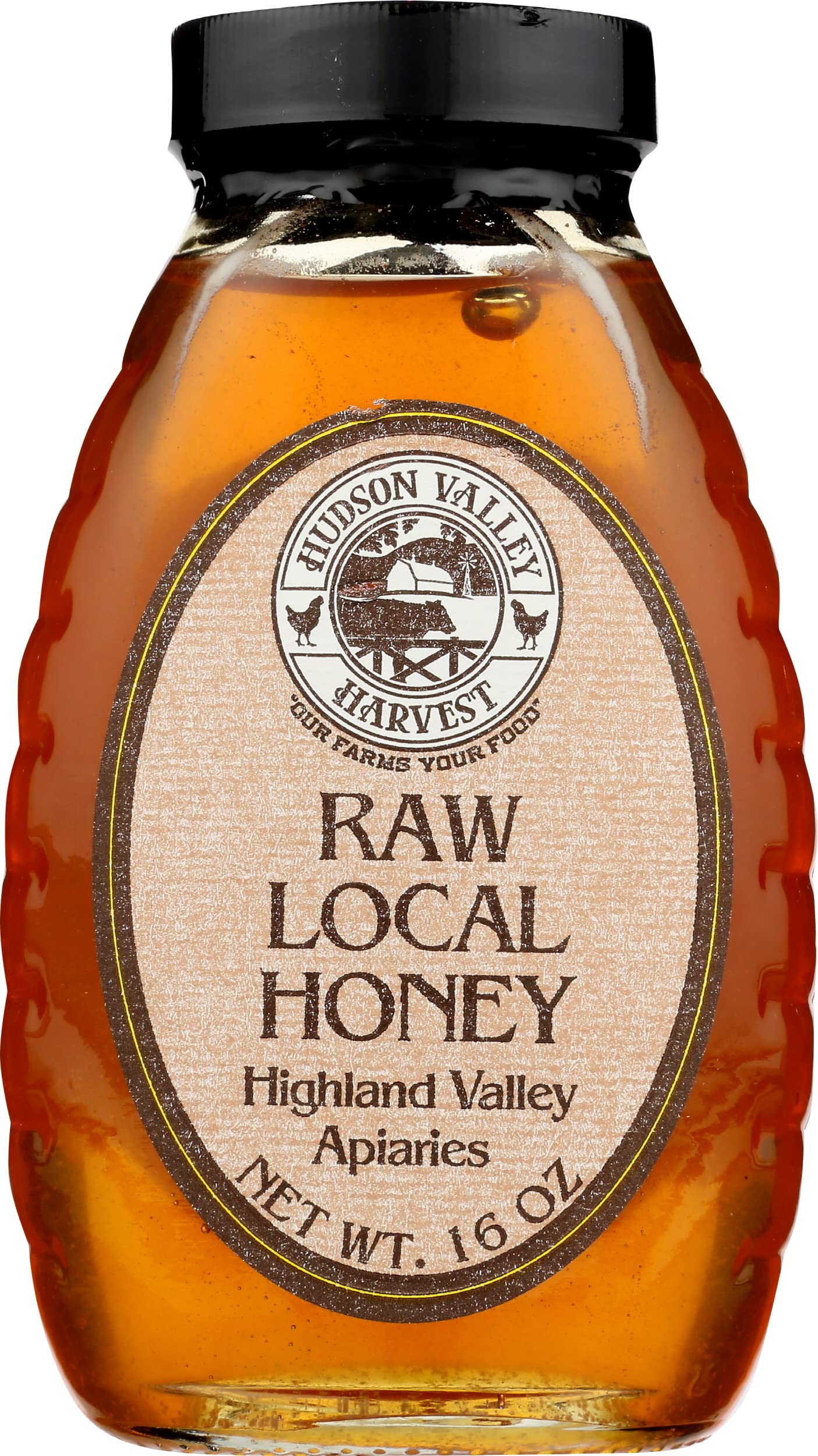 Hudson Valley Harvest Honey Local Raw, 16 Ounce