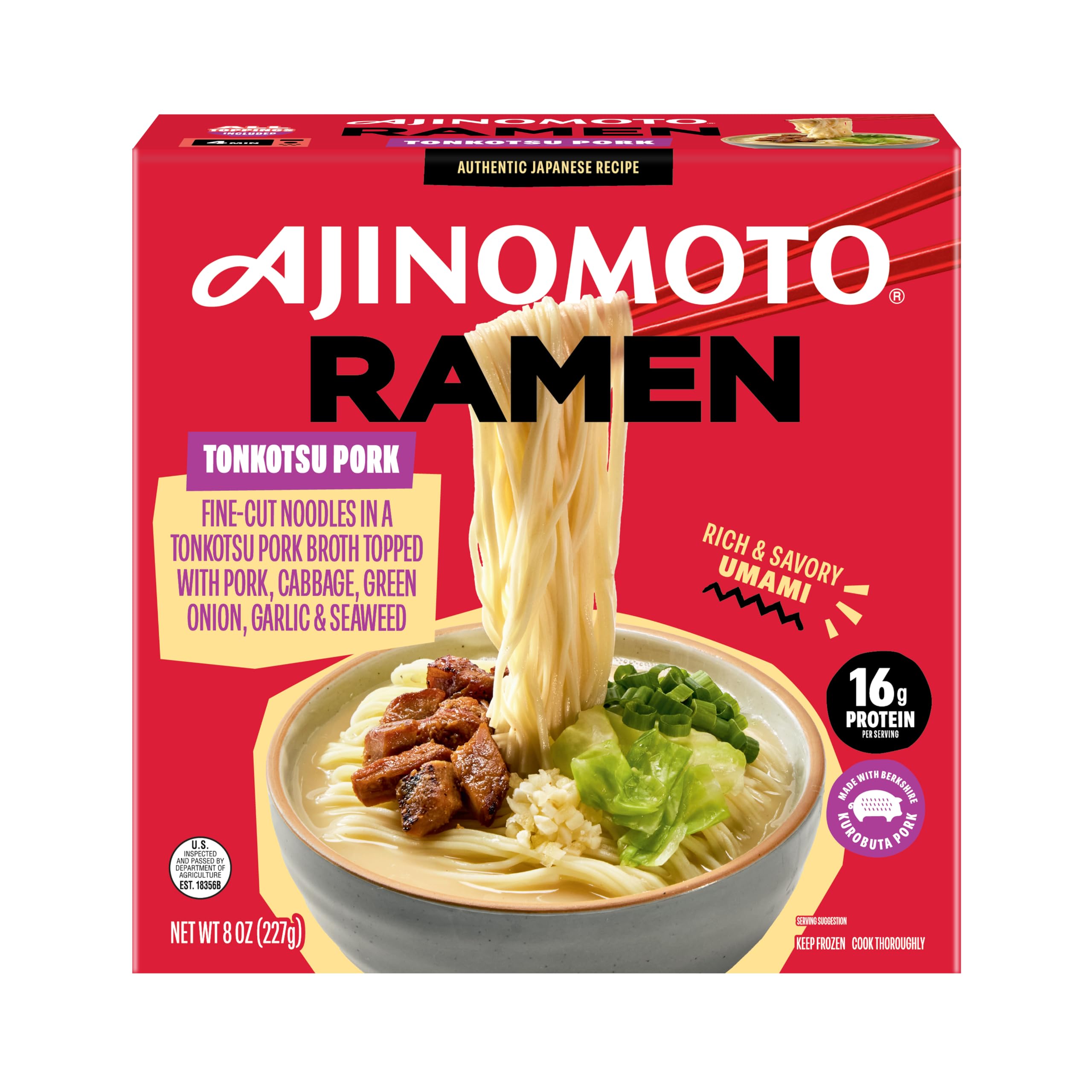Ajinomoto Tonkotsu Pork Ramen, 8 oz | Tonkotsu Pork Ramen