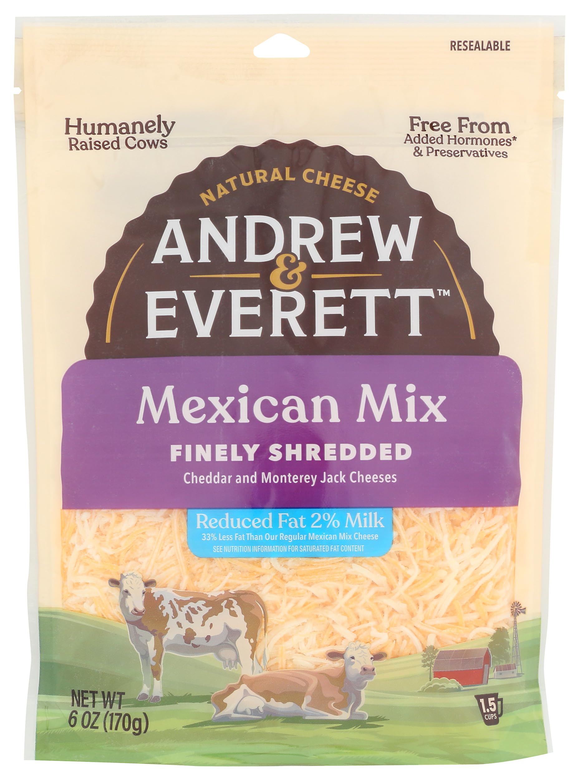 Blend Mexican Reduced Fat Shred, 6 Ounce