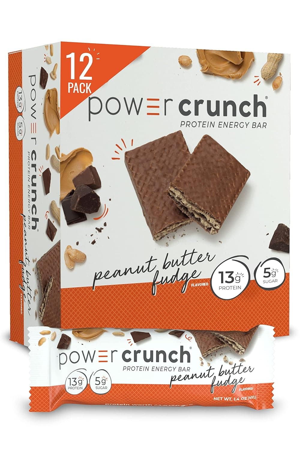 Power Crunch Protein Wafer Bars (Peanut Butter Fudge)