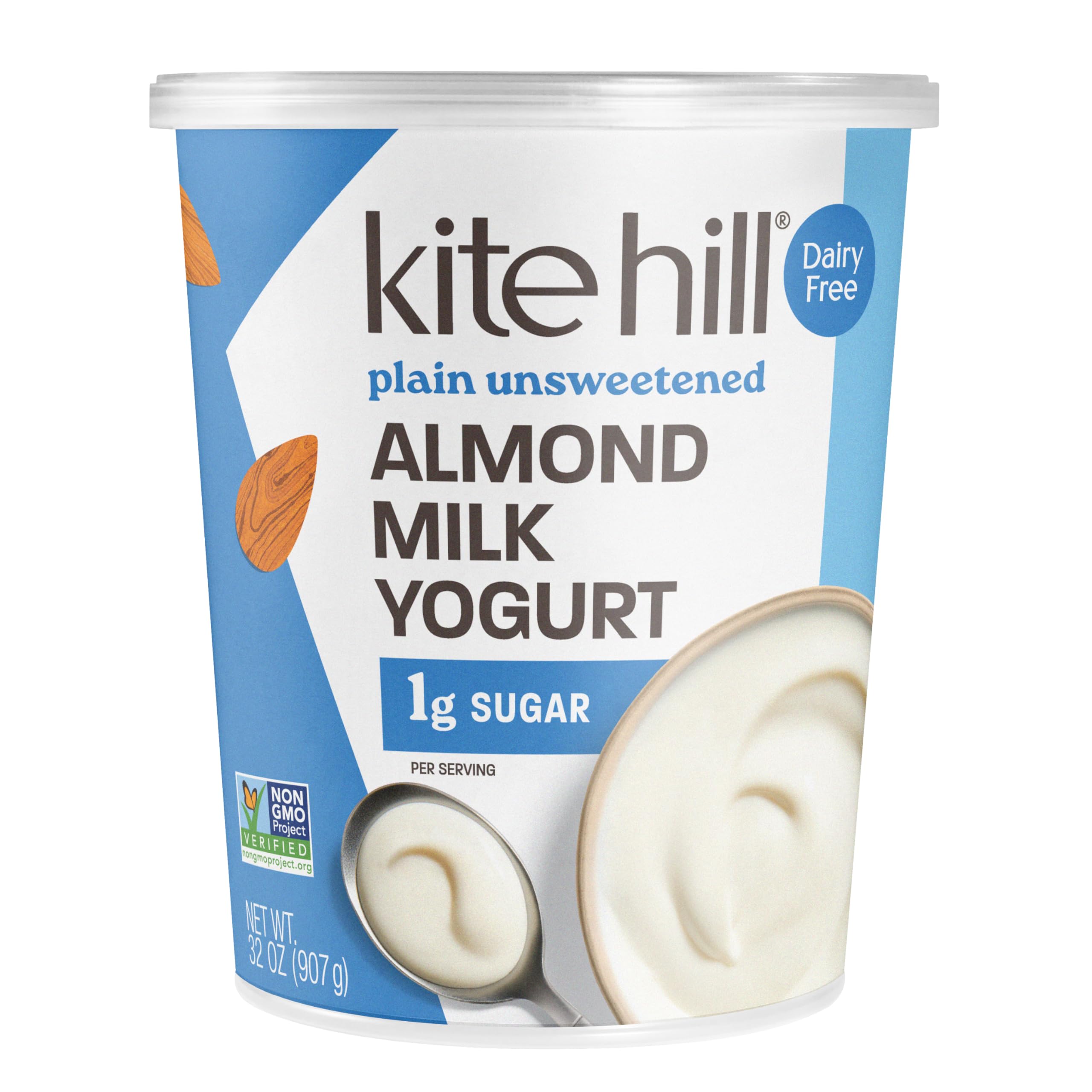 Yogurt Almond Milk Plain Unsweetened, 32 Ounce