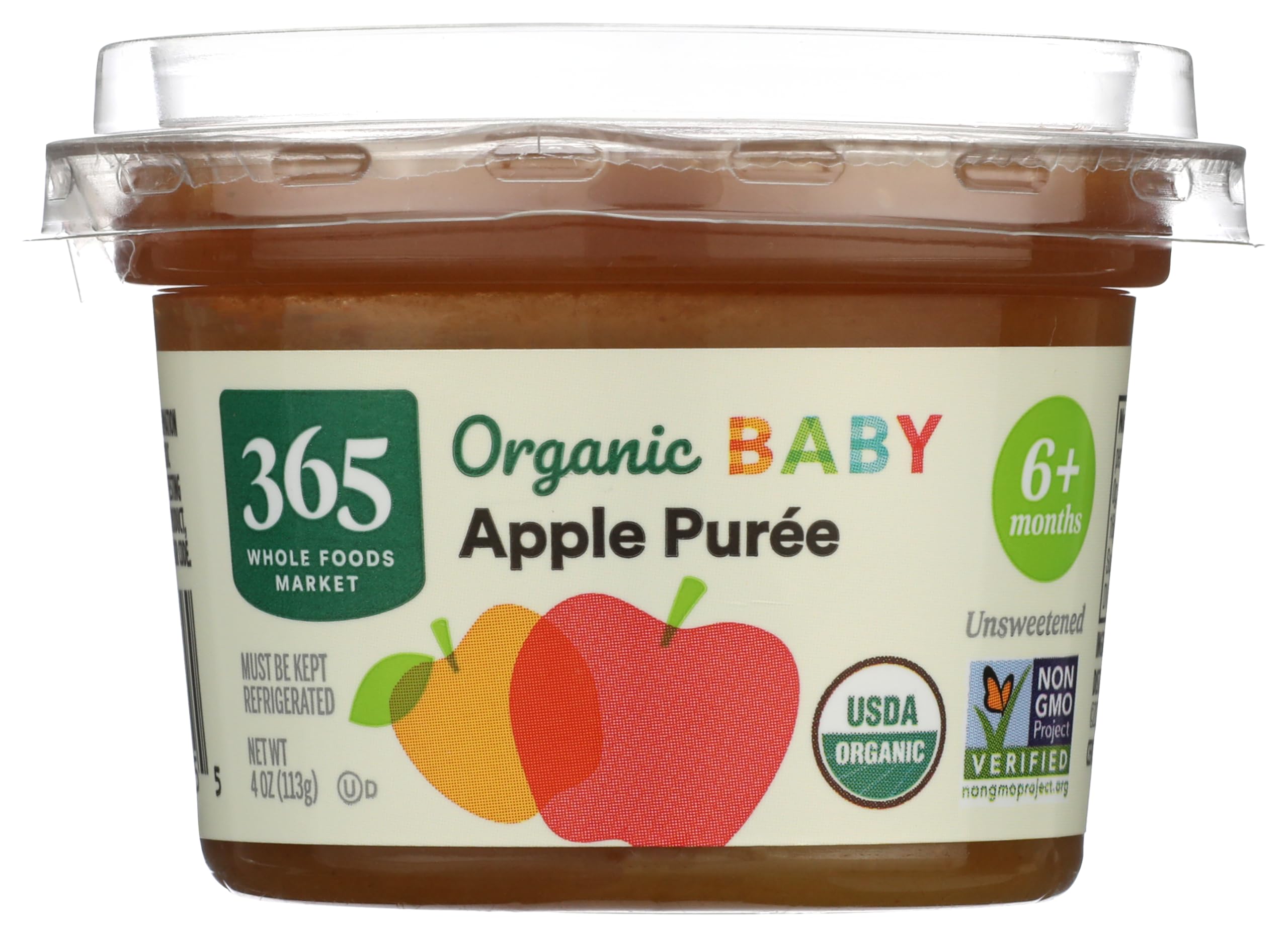 365 by Whole Foods Market Organic Apple Baby Food Bowl, 4 OZ