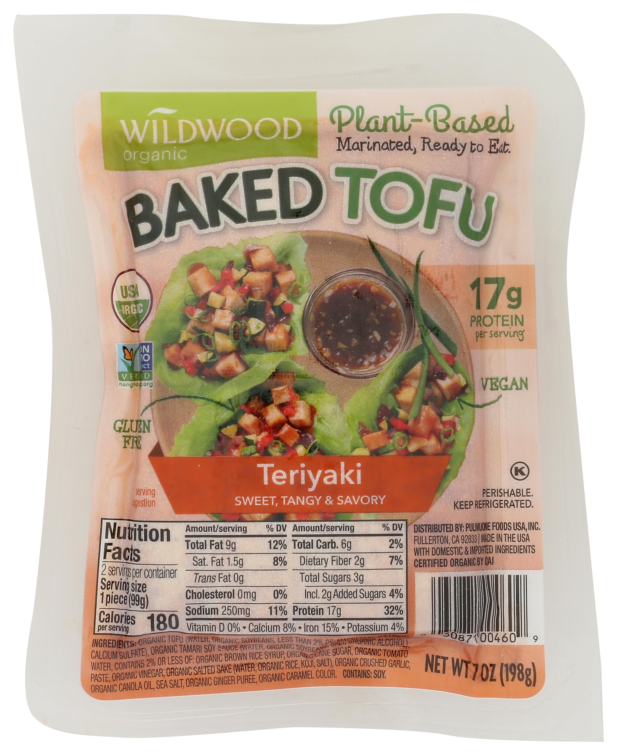 Organic SprouTofu Baked Tofu, Teriyaki, 6 Ounce