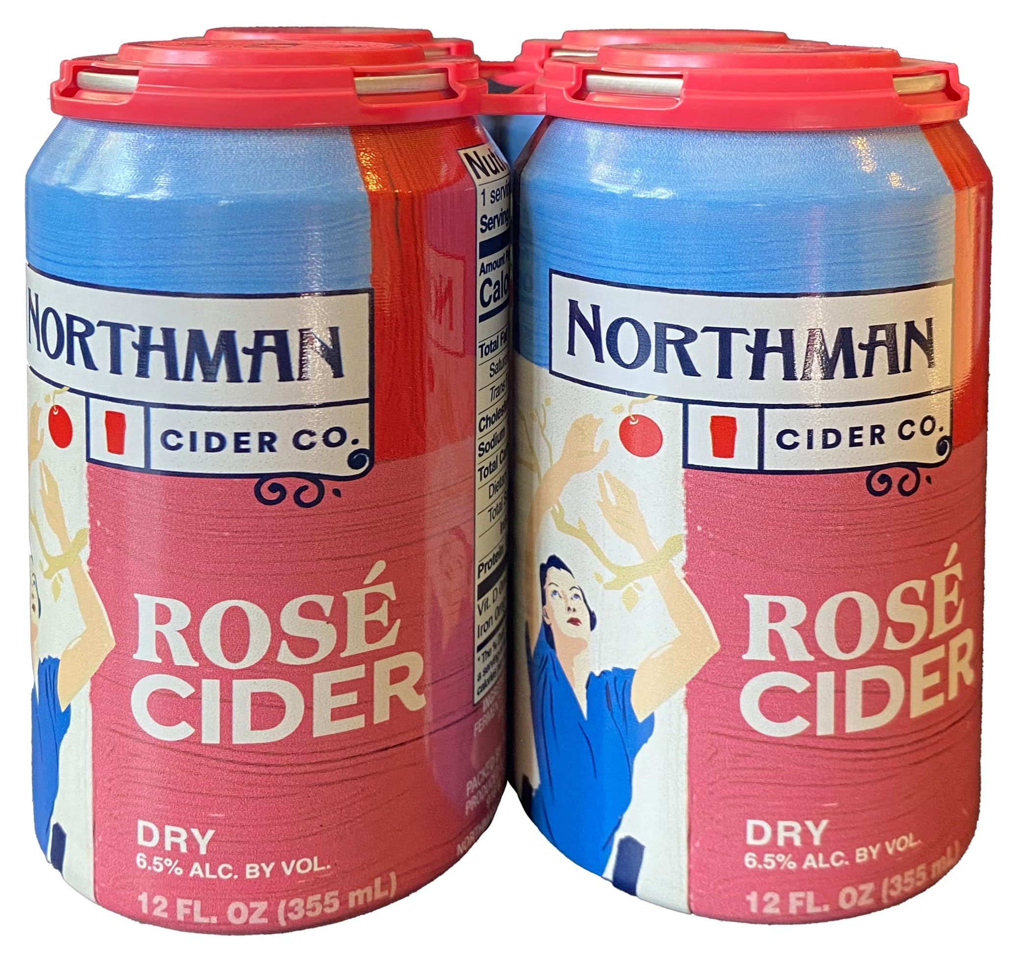 Northman Cider Co Rose Cider 4pk Cans, 12 FZ
