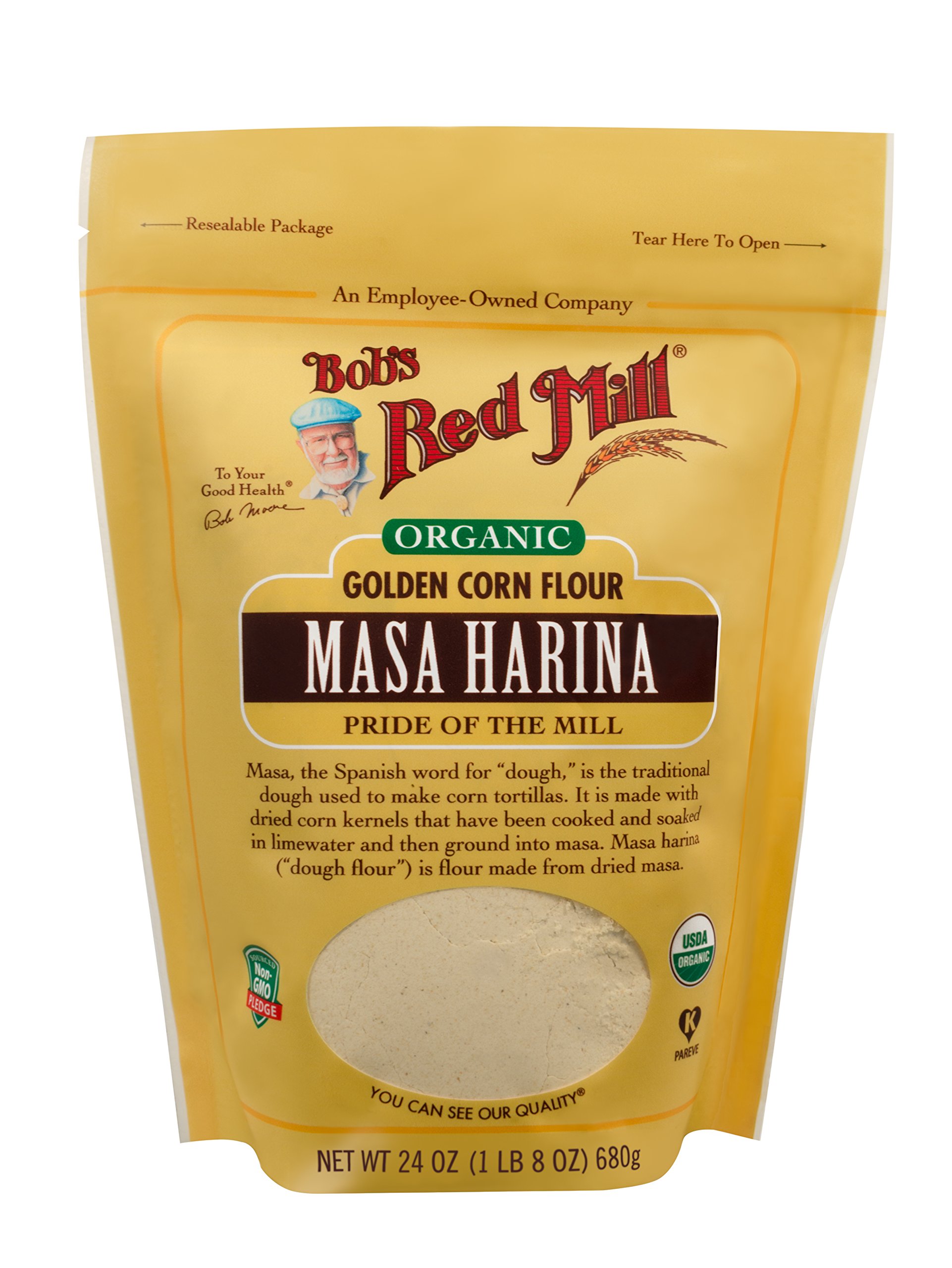 Bob's Red Mill Organic Masa Harina Flour, 24oz