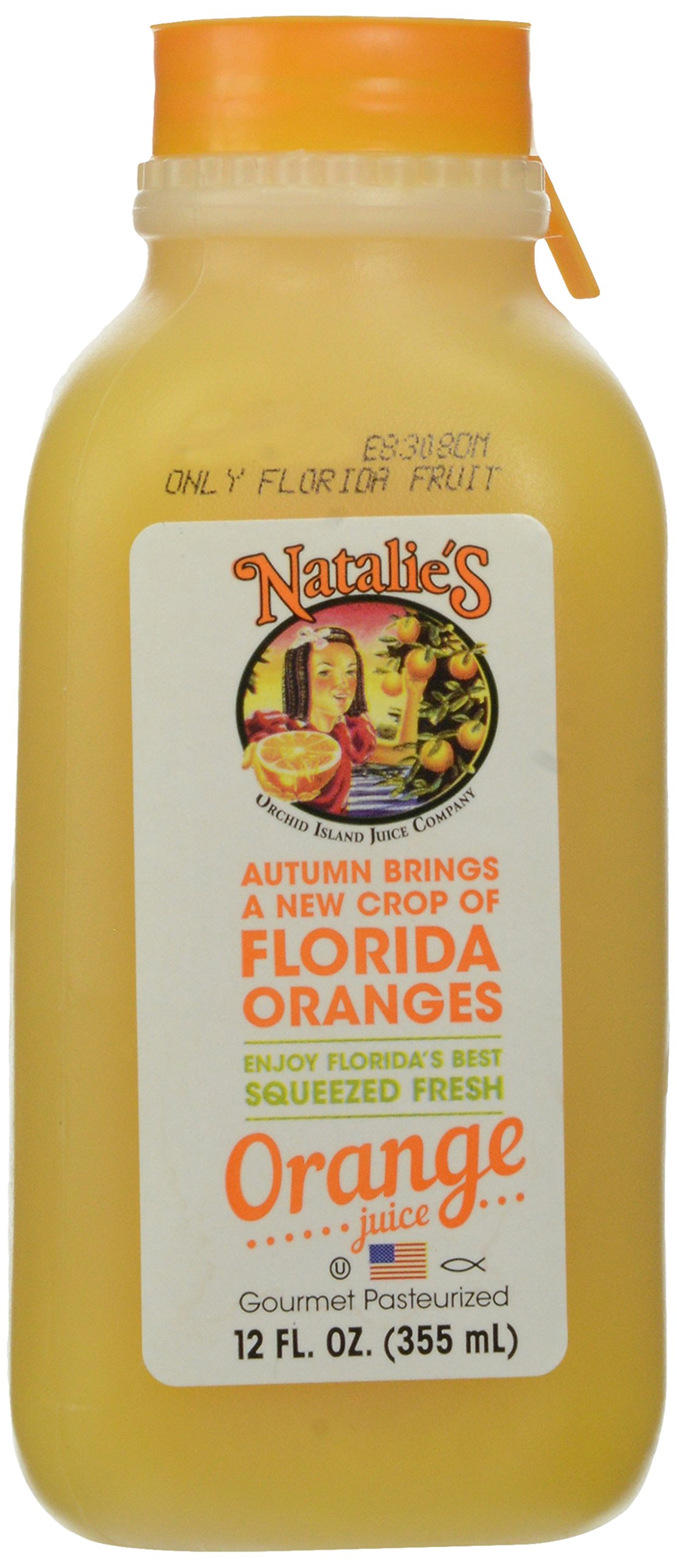 Natalies Orchid Island Juice Orange Juice, 12 Fl oz