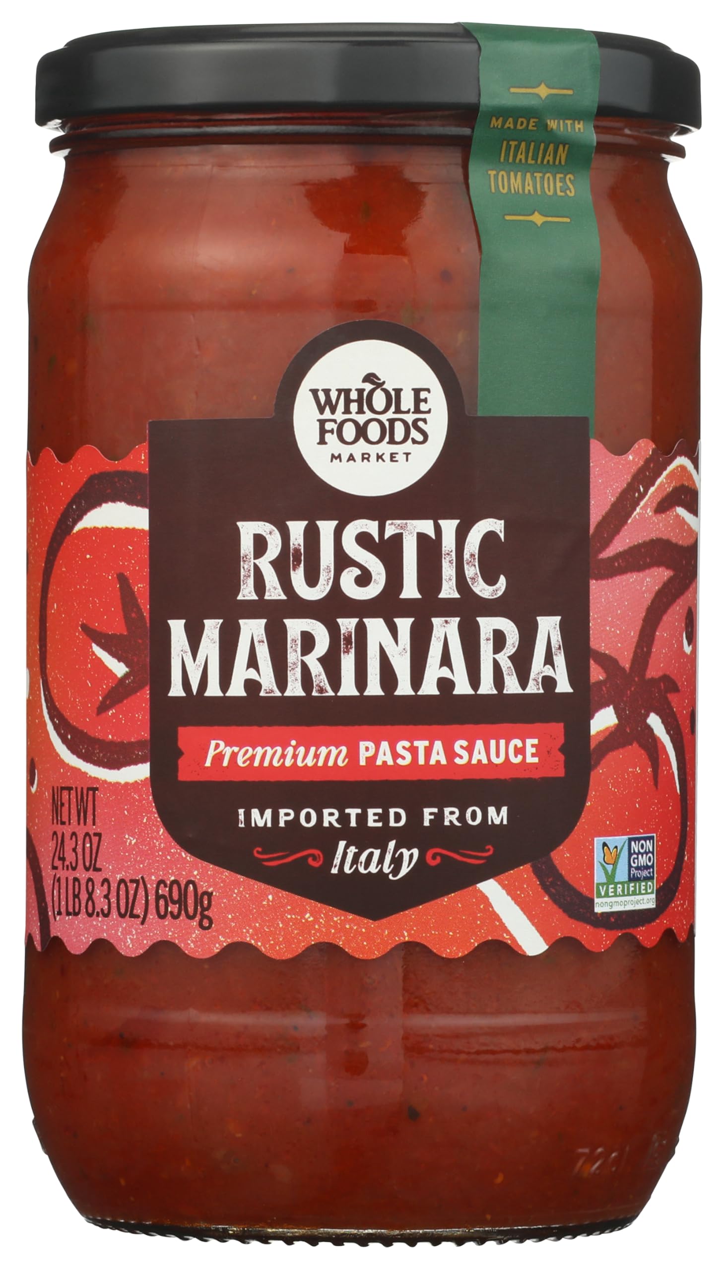 Whole Foods Market Rustic Marinara Pasta Sace, 24.3 OZ