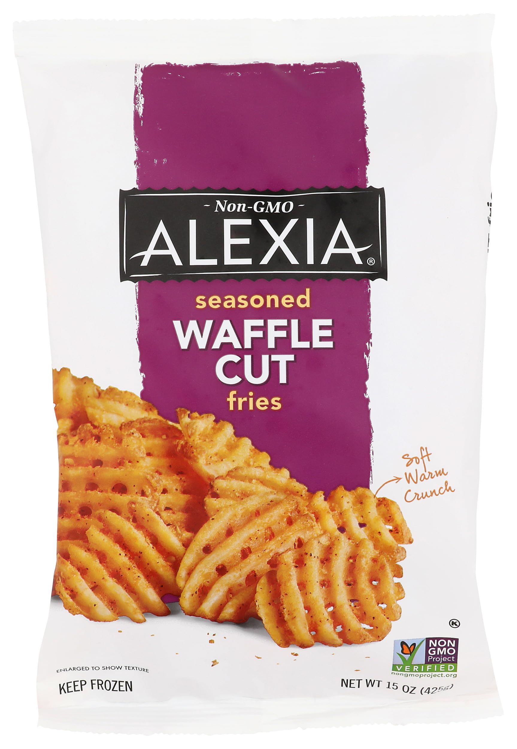 Alexia Foods Seasoned Waffle Cut Fries, 15 OZ