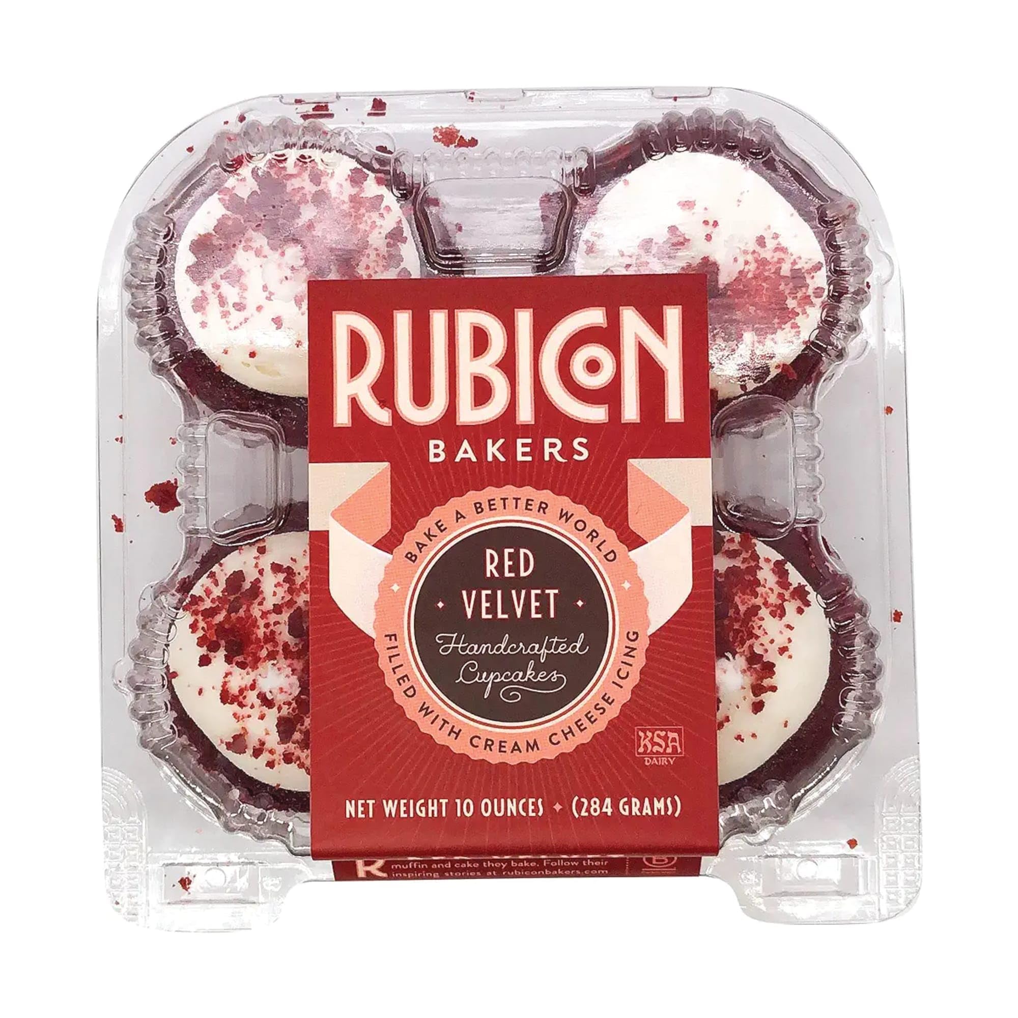 Rubicon Bakery Cupcake Red Velvet, 10 Ounce