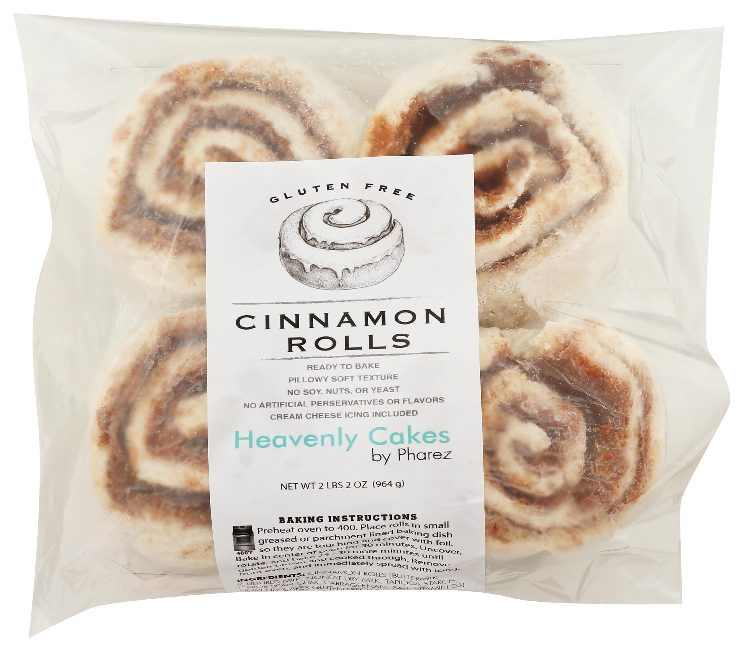 Heavenly Cakes By Pharez Bake at Home Cinnamon Rolls, 34 OZ