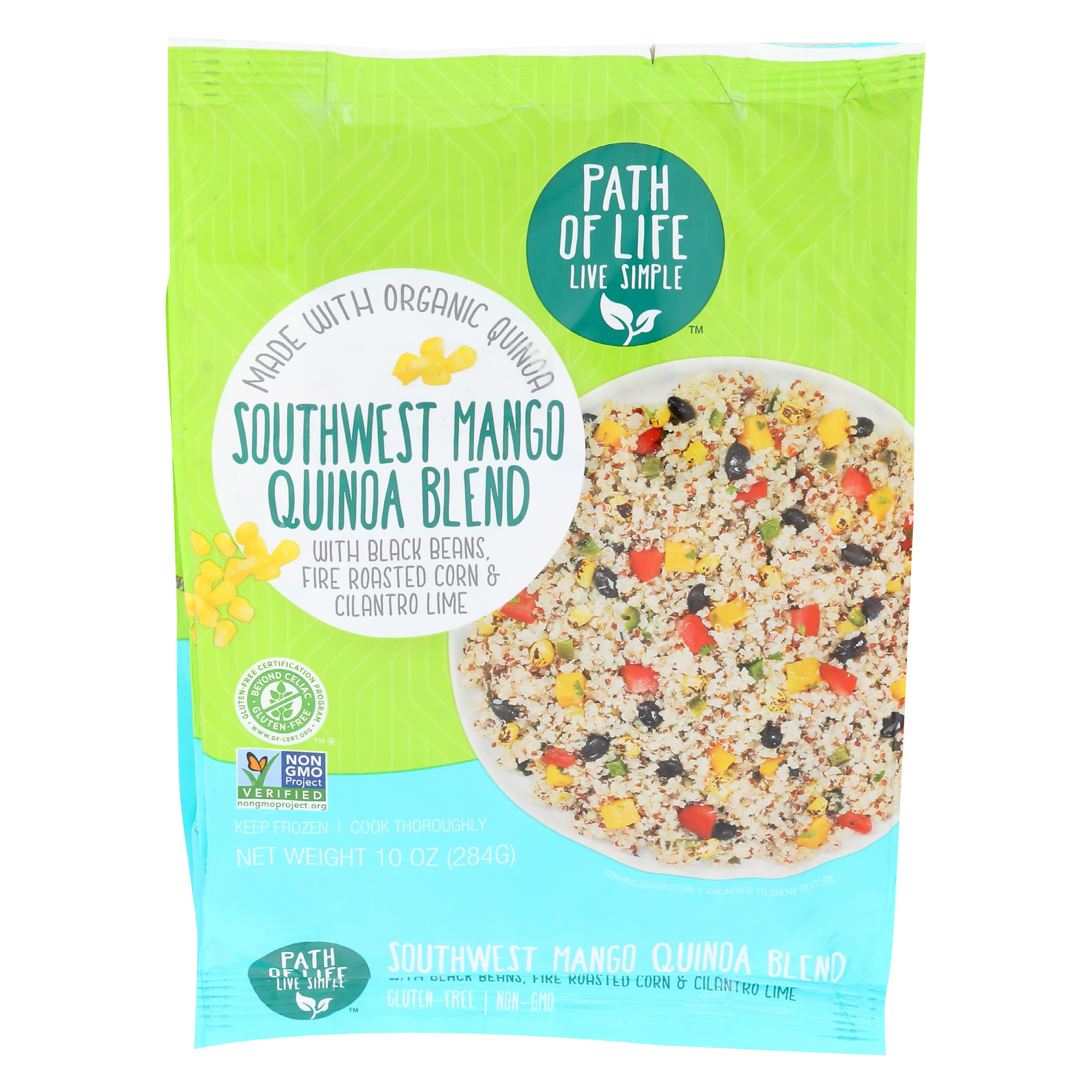Quinoa Blend Roasted Corn Black Beans Mango, 10 Ounce